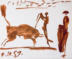 Picasso, Komposition (Bloch 1276; Czwiklitzer 23), Toros y Toreros (nach)