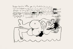 Picasso, Composizione (Bloch 1847; Cramer 87), Derrière le miroir (dopo)