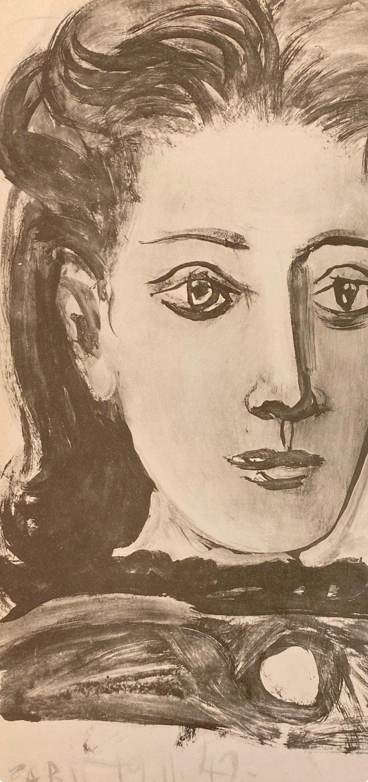 Picasso, Komposition, Carnet de dessins de Picasso, Cahiers d'Art (nach) (Kubismus), Print, von Pablo Picasso