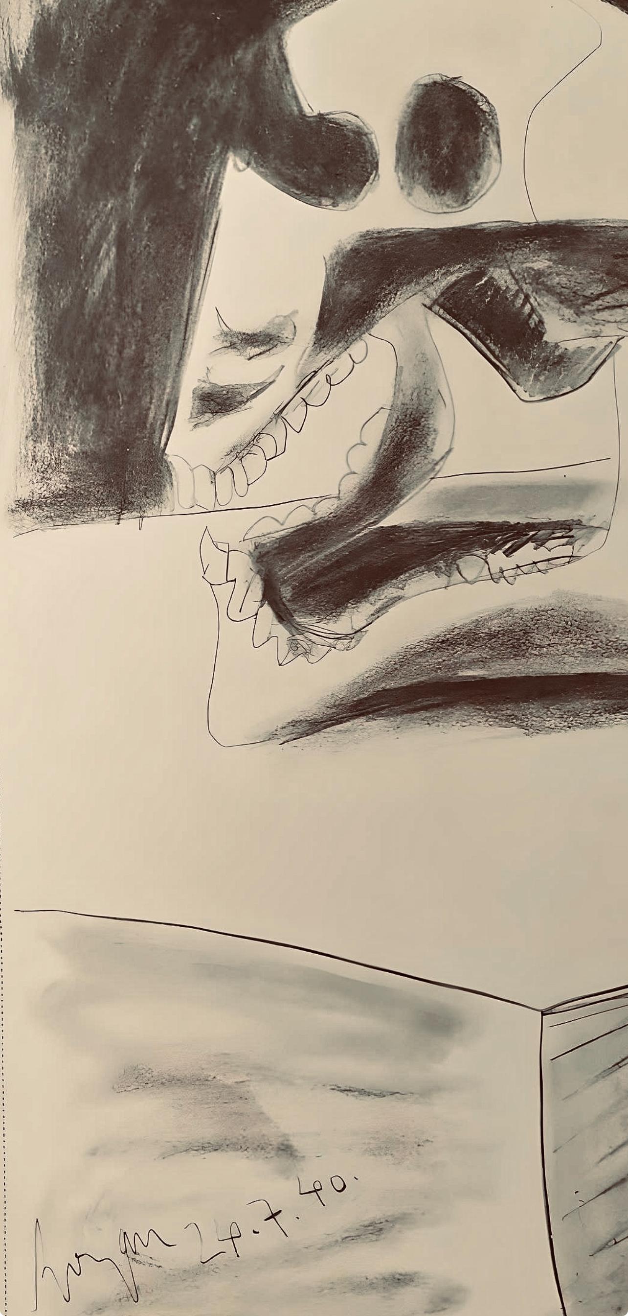 Picasso, Composizione, Carnet de dessins de Picasso, Cahiers d'Art (dopo) - Print Cubismo di Pablo Picasso