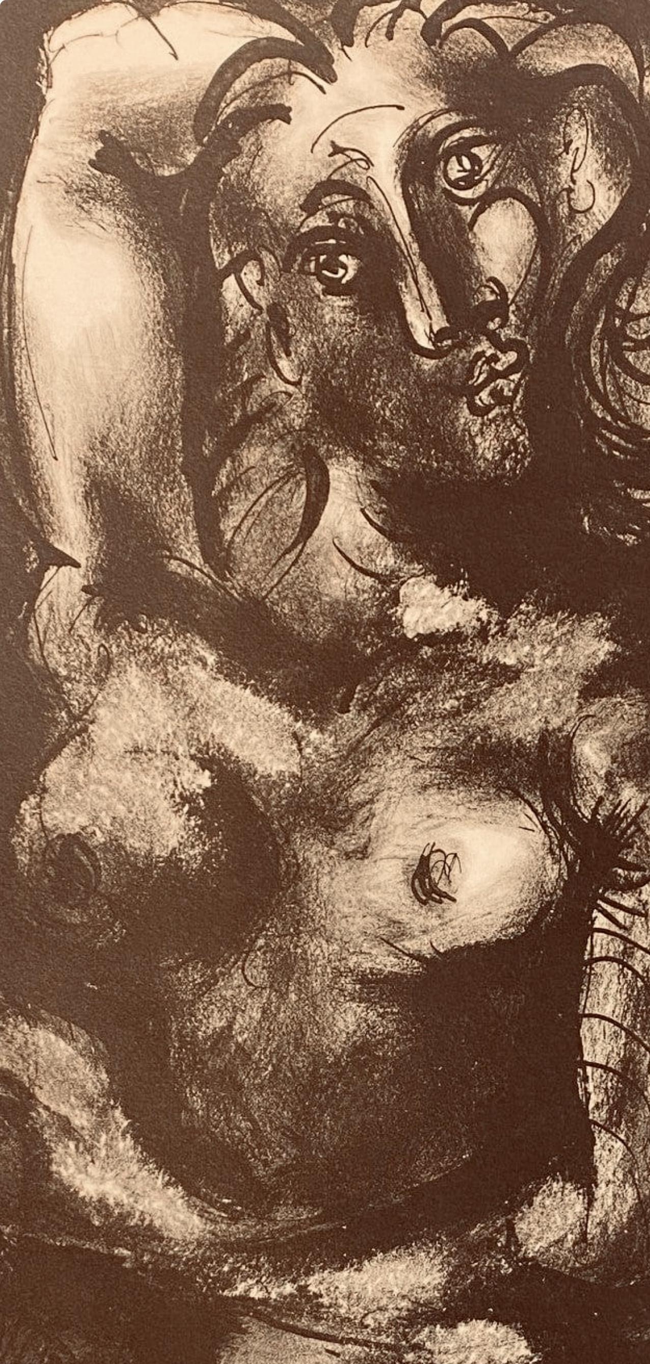 Medium: Lithographie auf Velinpapier
Jahr: 1948
Papierformat: 16,54 x 11,81 Zoll
Inschrift: Beschriftung: Unsigniert und nicht nummeriert, wie ausgegeben
Anmerkungen: Aus dem Album, Carnet de dessins de Picasso: reproduits au format de l'original,