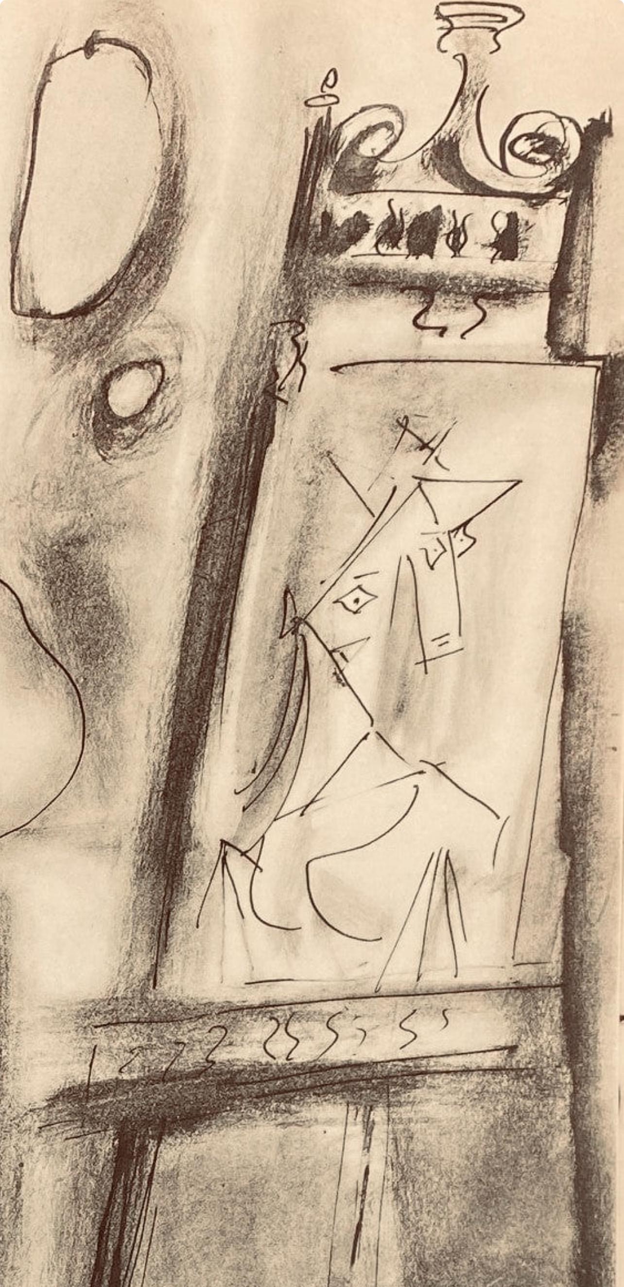 Support : Lithographie sur papier vélin
Année : 1948
Taille du papier : 16.54 x 11.81 pouces
Inscription : Inscription : Non signé et non numéroté, tel que délivré
Notes : Extrait de l'album, Carnet de dessins de Picasso : reproduits au format de