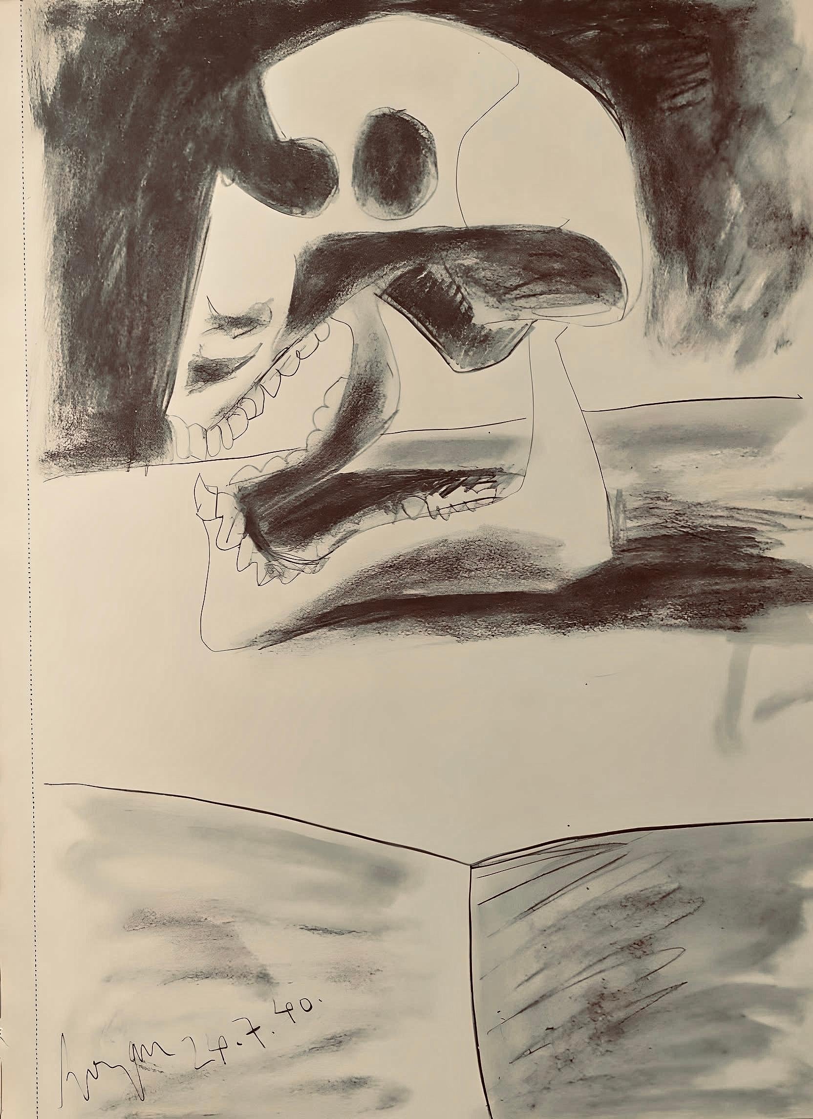 Medio: Litografia su carta vélin
Anno: 1948
Formato carta: 16,54 x 11,81 pollici
Iscrizione: Iscrizione: Non firmata e non numerata, come da emissione
Note: Dall'album, Carnet de dessins de Picasso: reproduits au format de l'original, 1948;