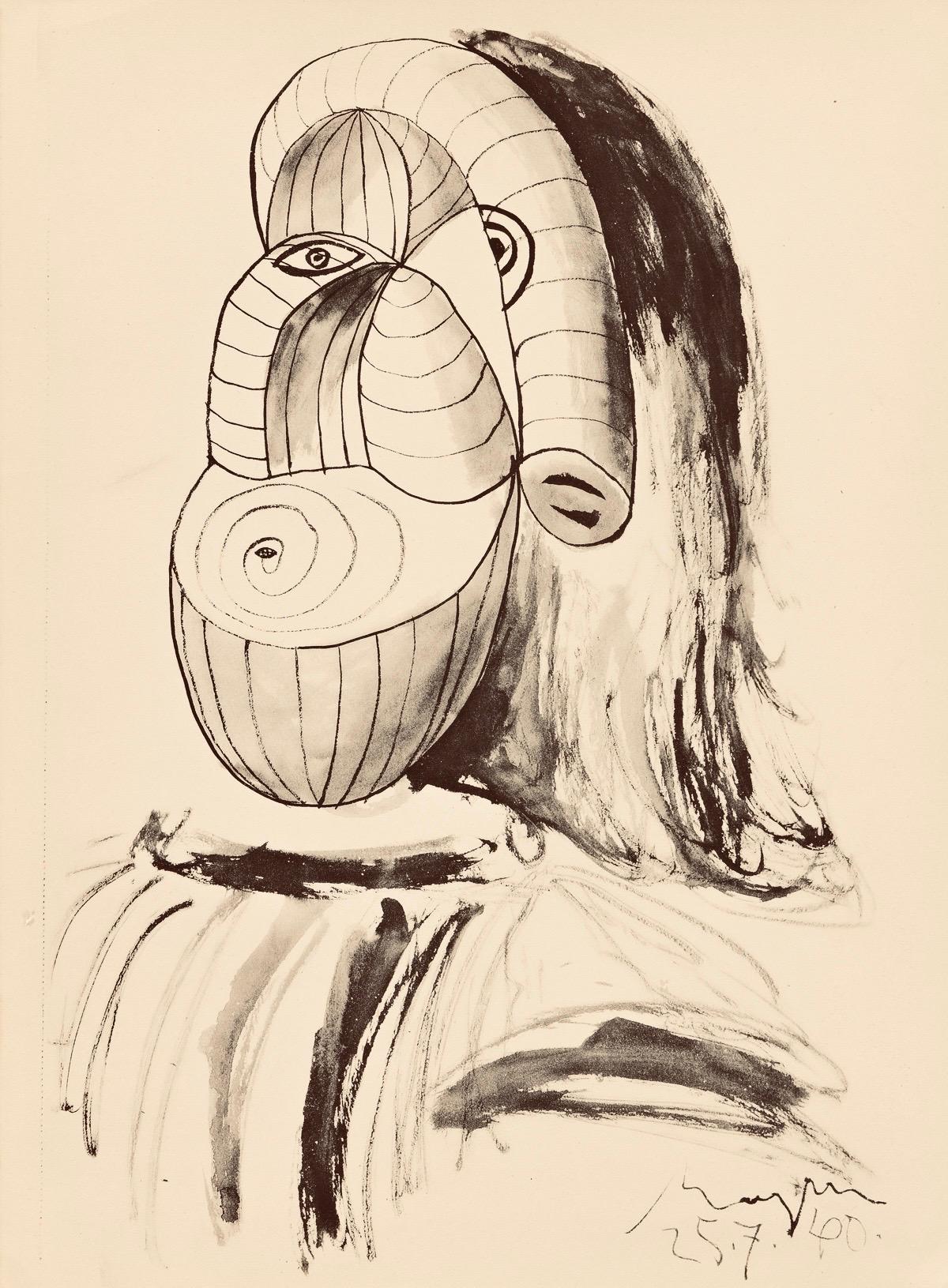 Picasso, Composition, Carnet de dessins de Picasso, Cahiers d'Art (d'après) en vente 1