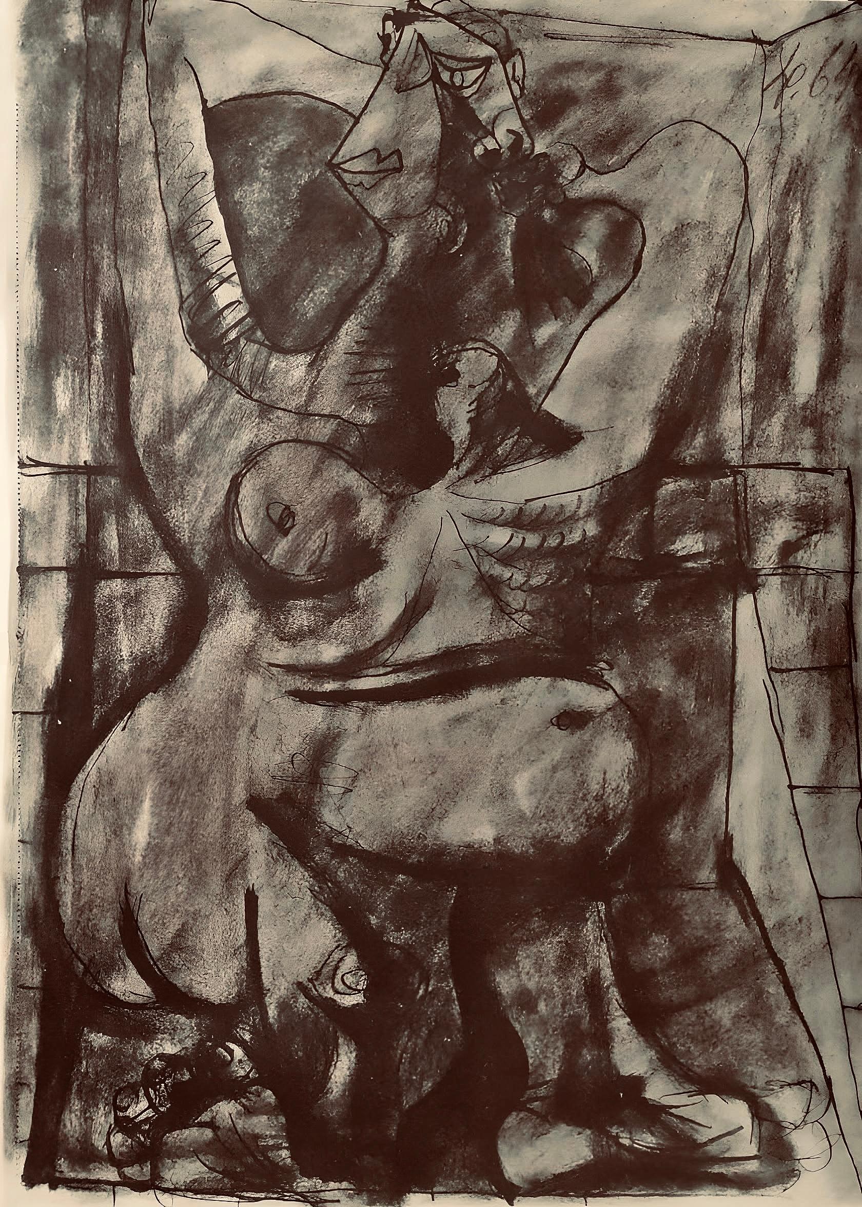 Picasso, Composition, Carnet de dessins de Picasso, Cahiers d'Art (d'après) en vente 1