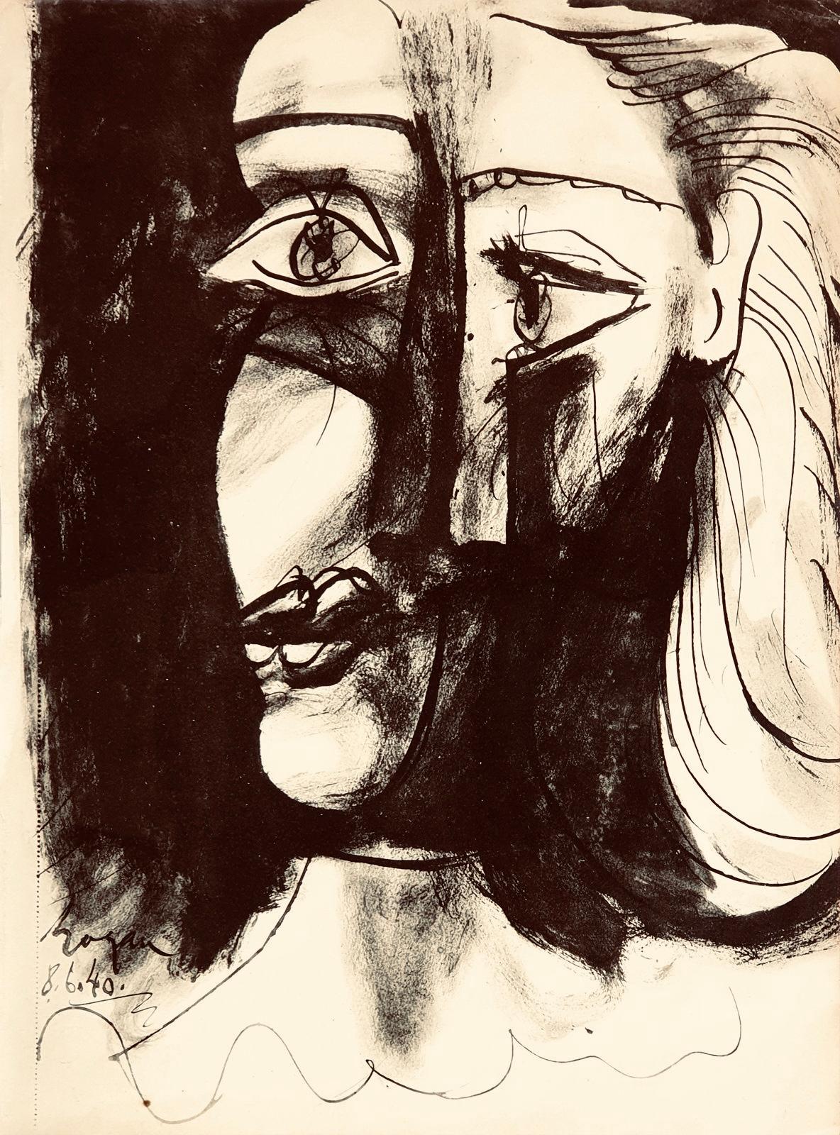 Picasso, Composition, Carnet de dessins de Picasso, Cahiers d'Art (d'après) en vente 2