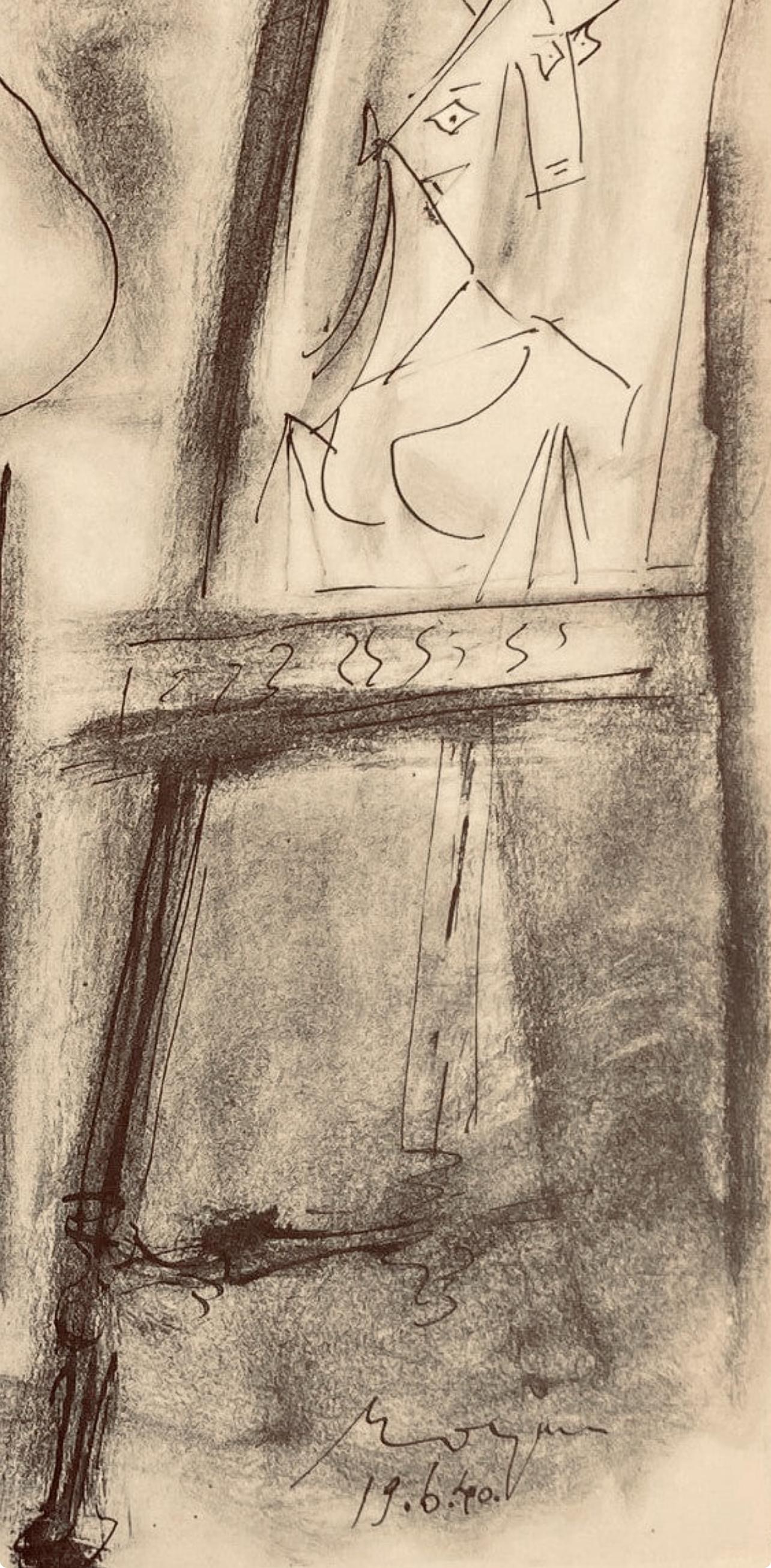 Picasso, Composition, Carnet de dessins de Picasso, Cahiers d'Art (d'après) en vente 2
