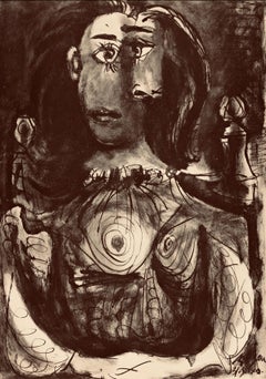 Vintage Picasso, Composition, Carnet de dessins de Picasso, Cahiers d’Art (after)