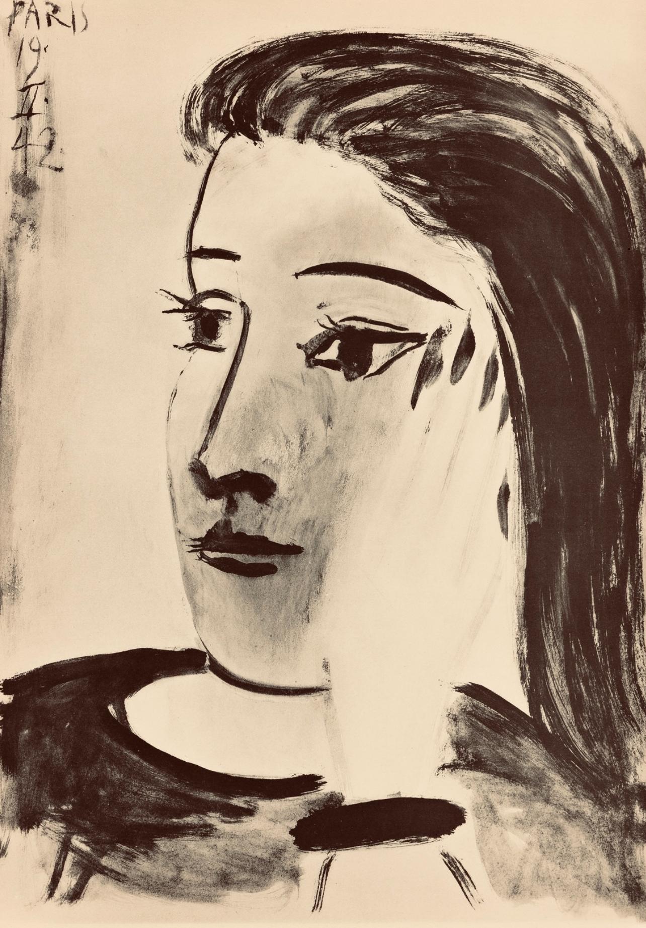 Figurative Print Pablo Picasso - Picasso, Composition, Carnet de dessins de Picasso, Cahiers d'Art (d'après)