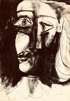 Vintage Picasso, Composition, Carnet de dessins de Picasso, Cahiers d’Art (after)