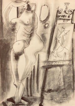 Vintage Picasso, Composition, Carnet de dessins de Picasso, Cahiers d’Art (after)