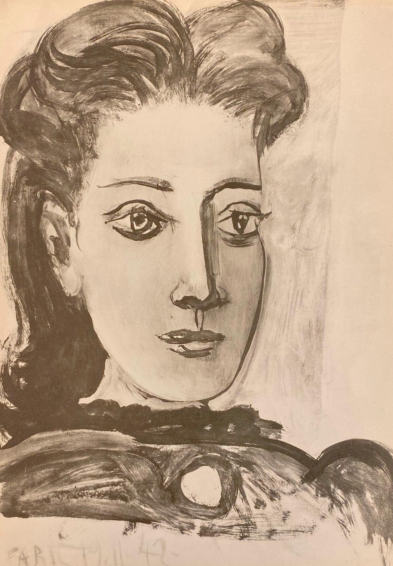 Pablo Picasso Landscape Print – Picasso, Komposition, Carnet de dessins de Picasso, Cahiers d'Art (nach)