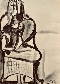 Vintage Picasso, Composition, Carnet de dessins de Picasso, Cahiers d’Art (after)