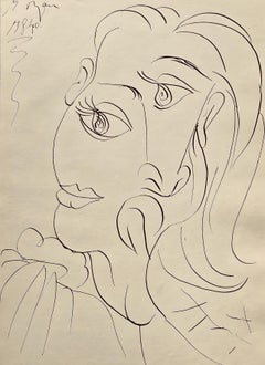 Vintage Picasso, Composition, Carnet de dessins de Picasso, Cahiers d’Art (after)