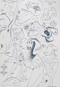 Picasso, Composition, Carnet de dessins de Picasso, Cahiers d’Art (after)