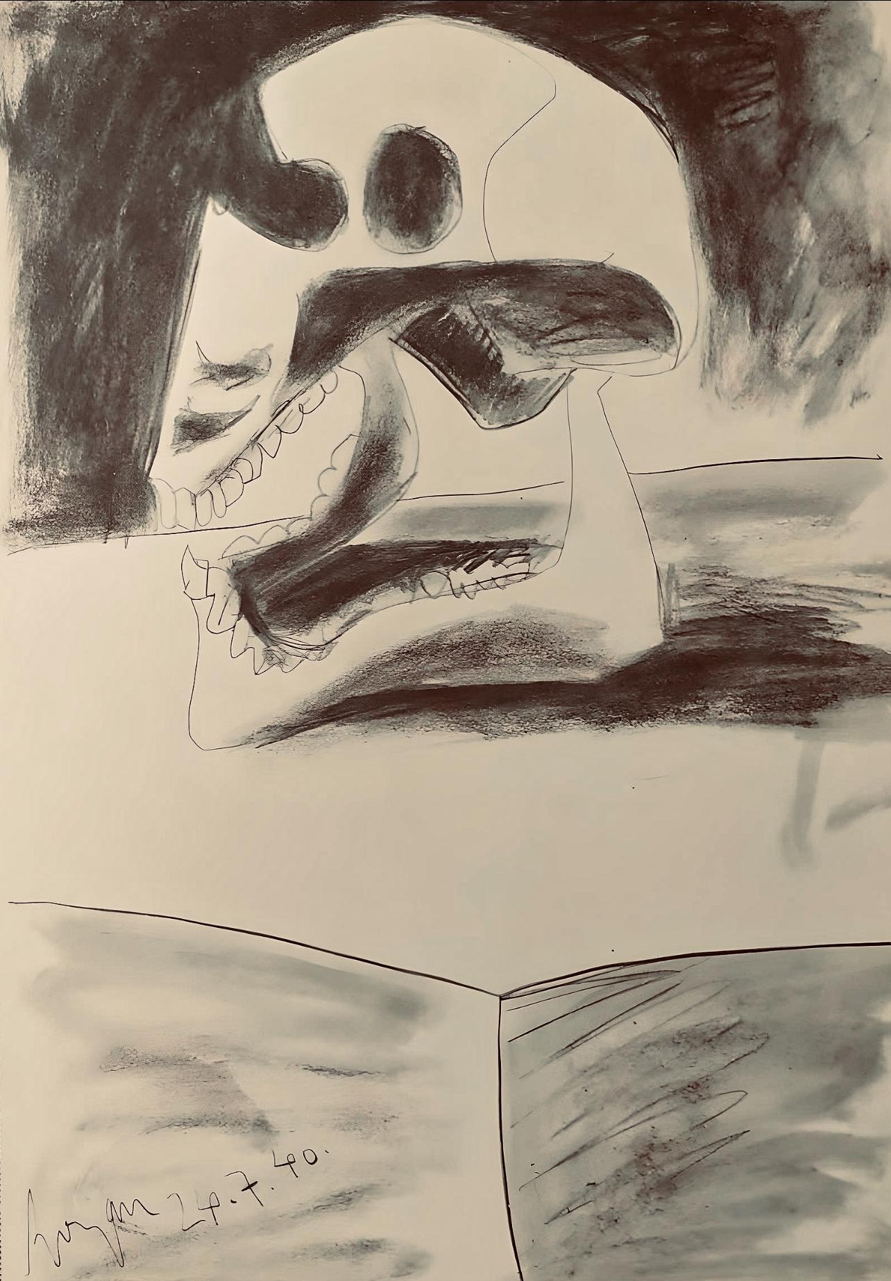 Figurative Print di Pablo Picasso - Picasso, Composizione, Carnet de dessins de Picasso, Cahiers d'Art (dopo)