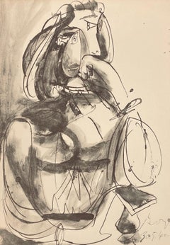 Vintage Picasso, Composition, Carnet de dessins de Picasso, Cahiers d’Art (after)