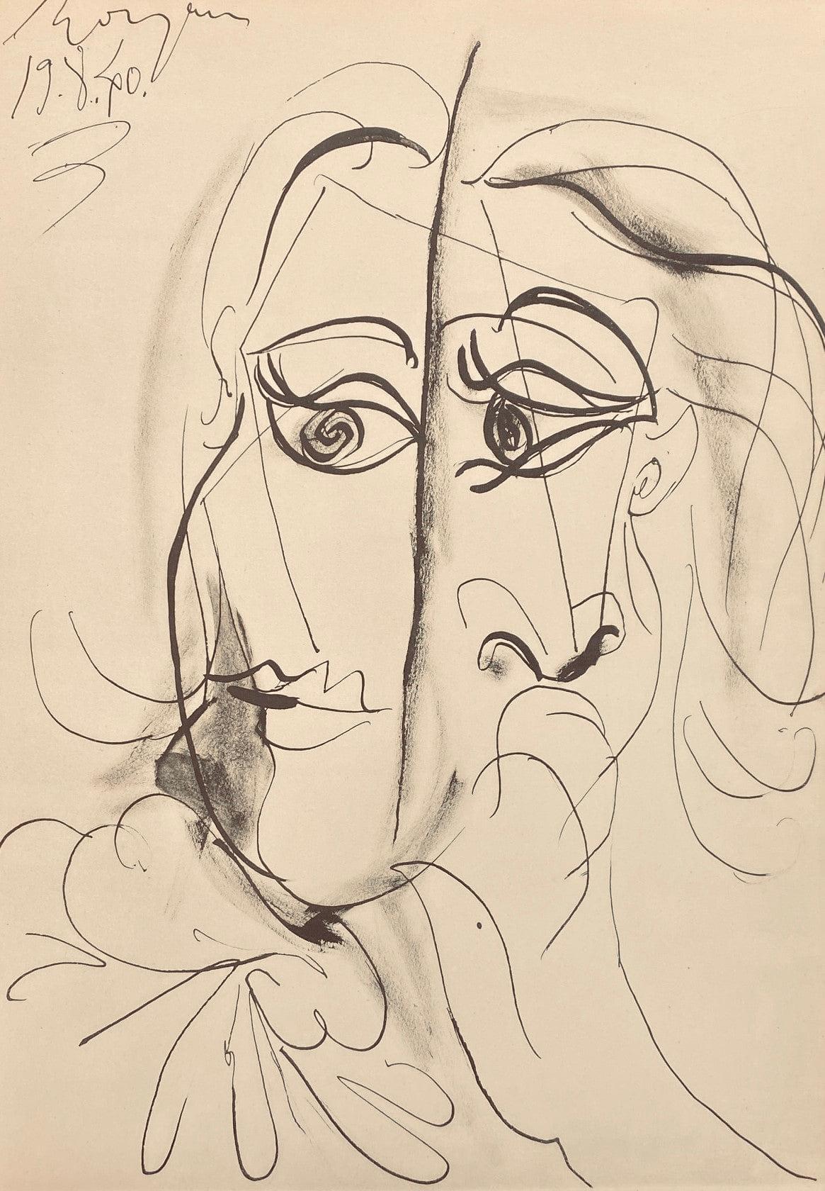 Picasso, Composition, Carnet de dessins de Picasso, Cahiers d’Art (after)