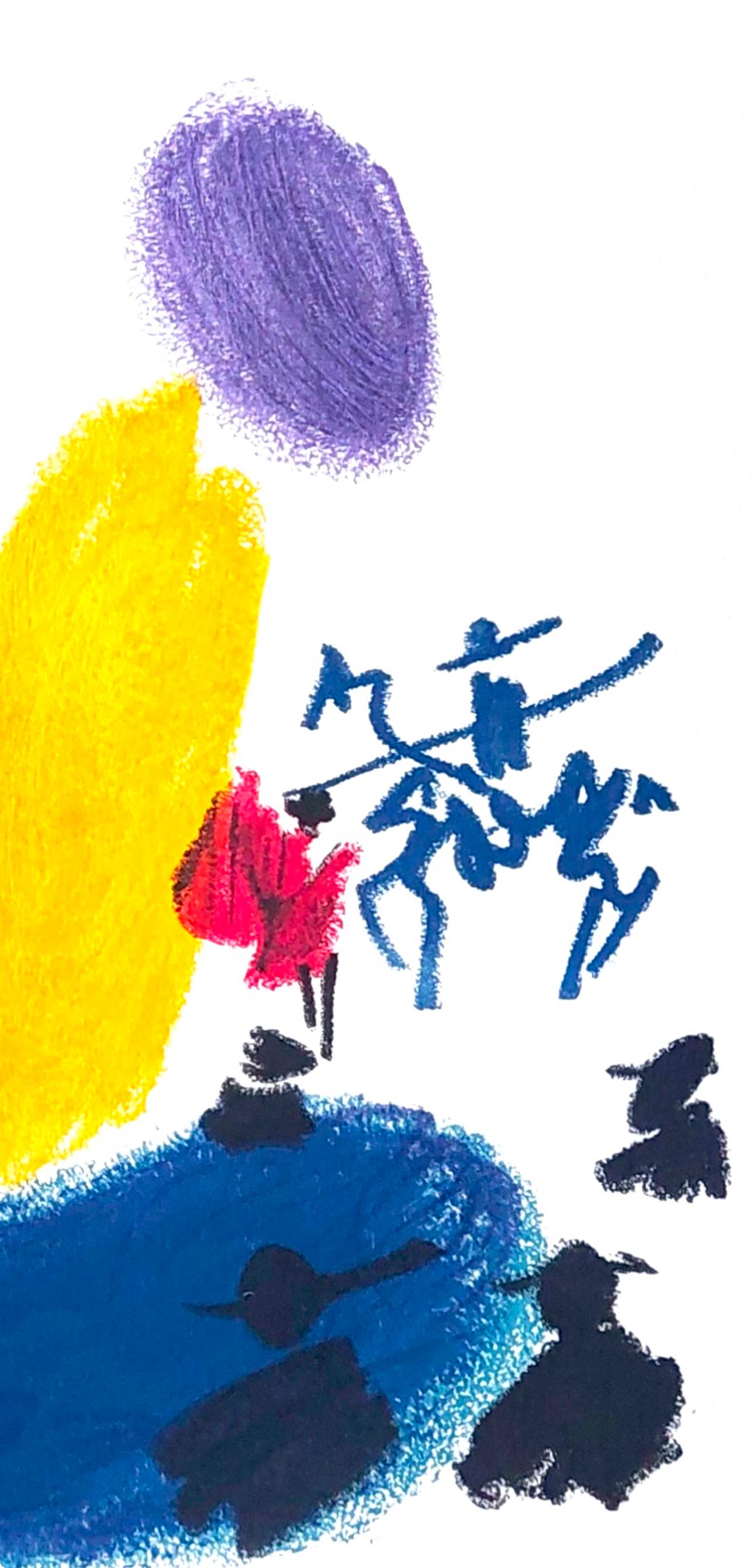 Picasso, Composition, Chant funèbre pour Ignacio Sanchez Mejías (d'après) - Print de Pablo Picasso