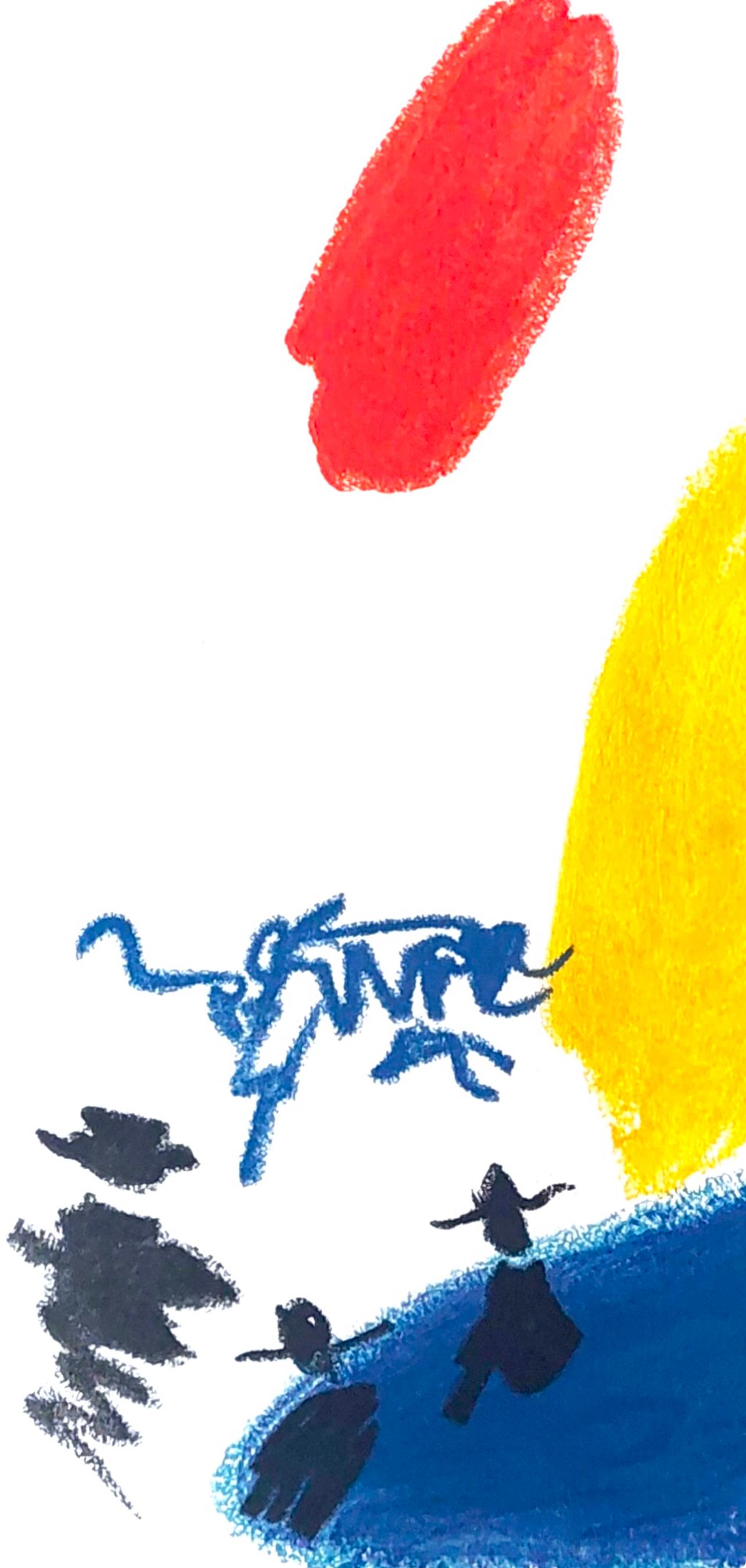 Picasso, Composition, Chant funèbre pour Ignacio Sanchez Mejías (d'après) - Beige Landscape Print par Pablo Picasso