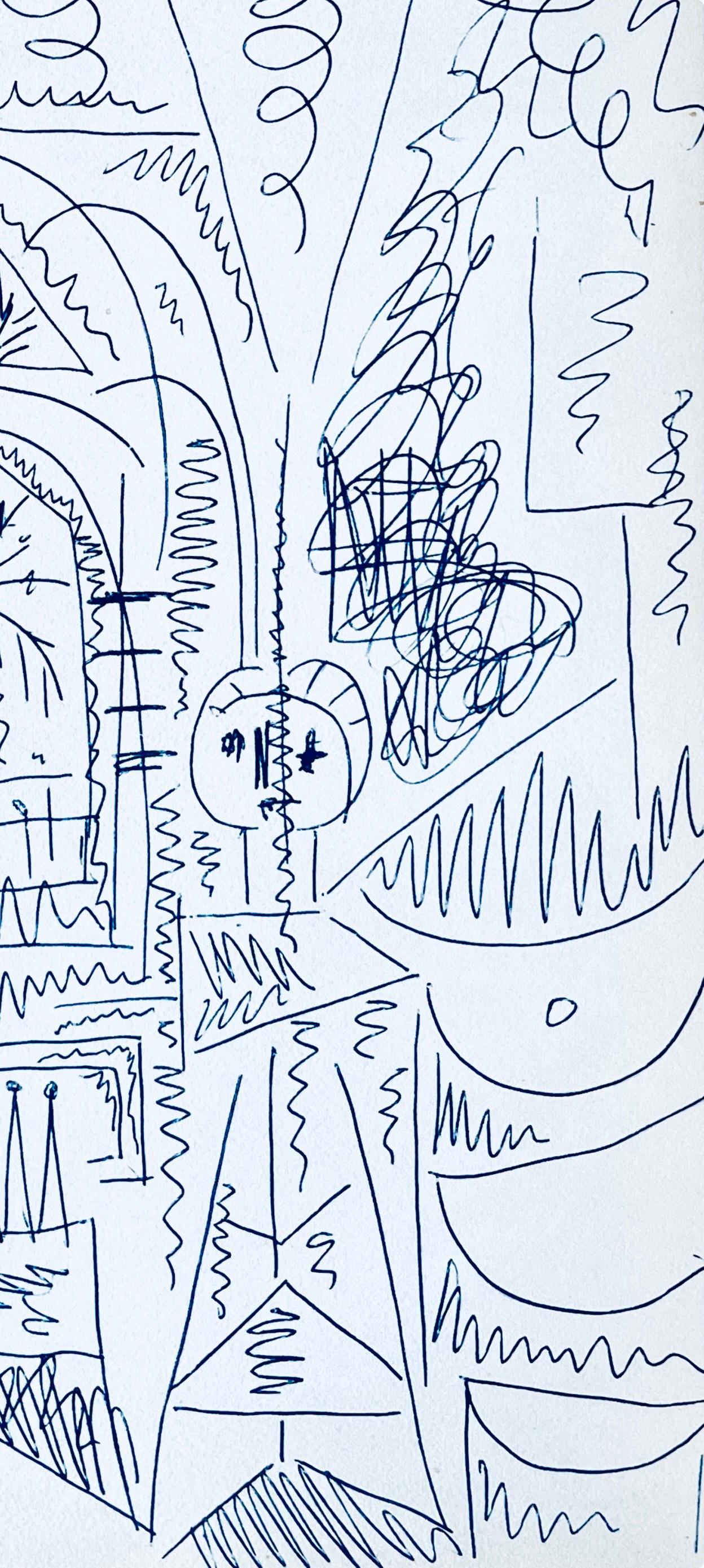 Picasso, Composition (Cramer 101), Carnet de la Californie (after) - Print by Pablo Picasso