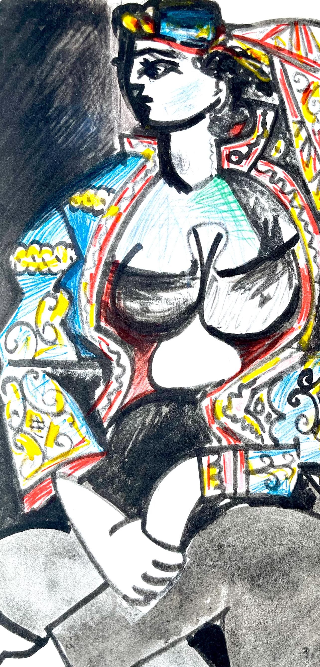 Picasso, Composition (Cramer 101), Carnet de la Californie (after) - Print by Pablo Picasso