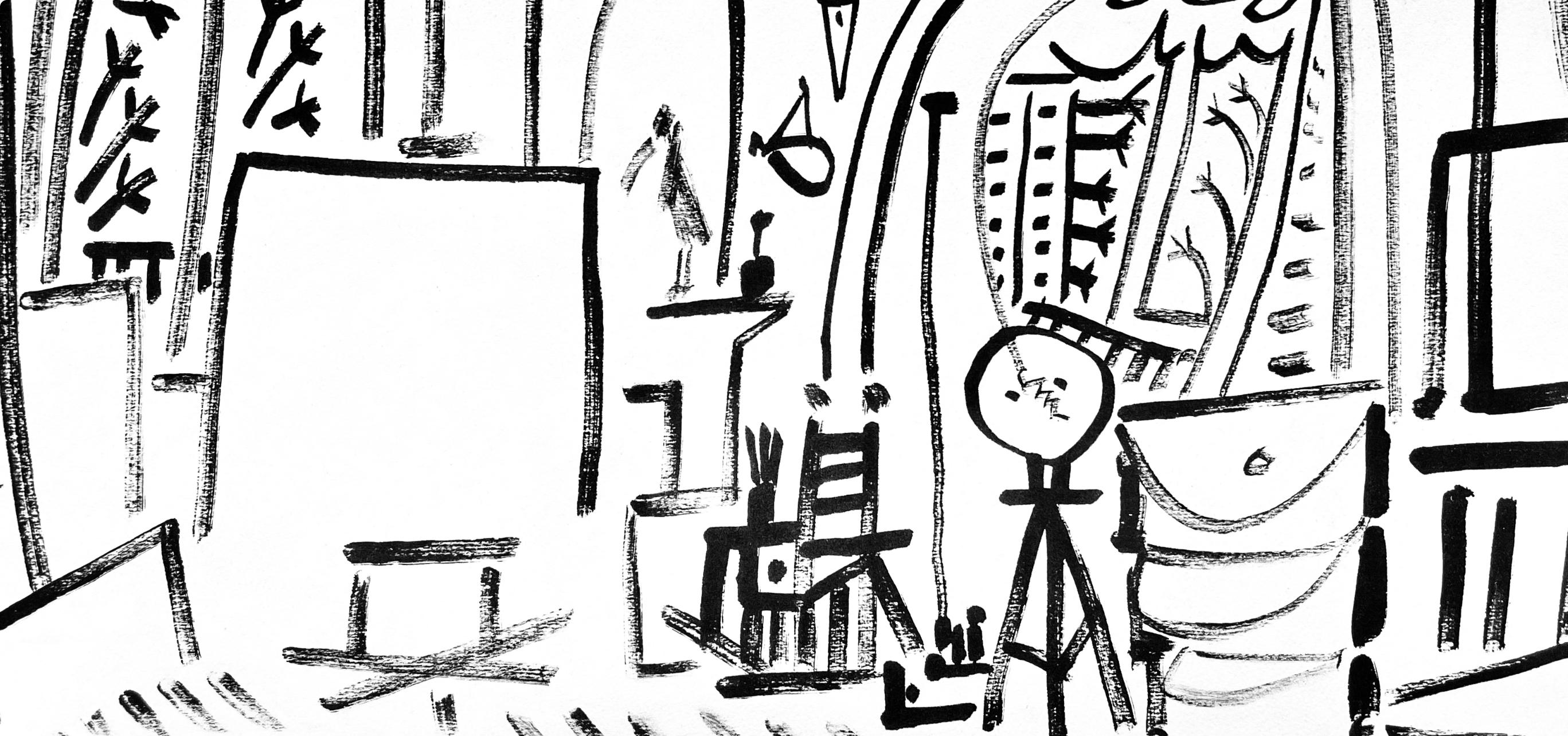 Picasso, Composition (Cramer 101), Carnet de la Californie (after) - Print by Pablo Picasso