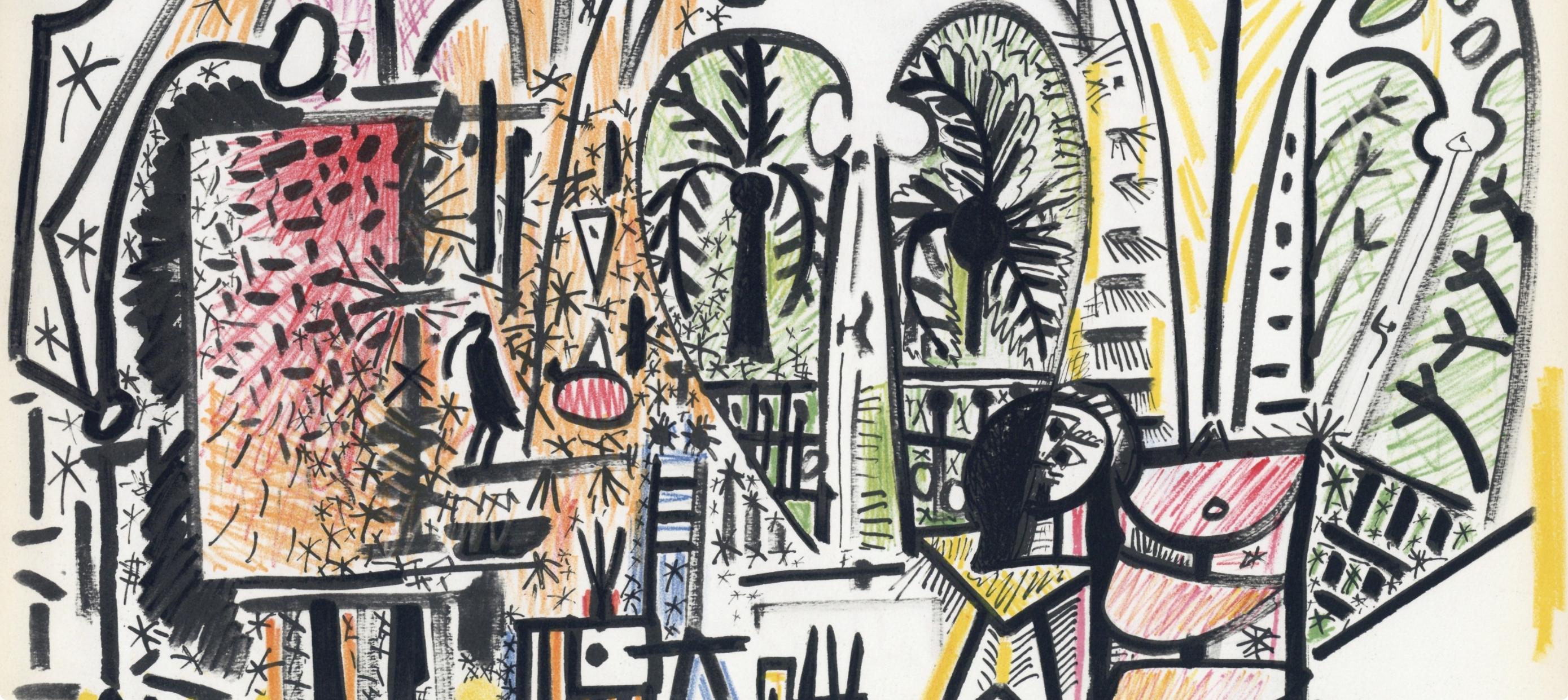 Picasso, Composition (Cramer 101), Carnet de la Californie (after) - Print by Pablo Picasso