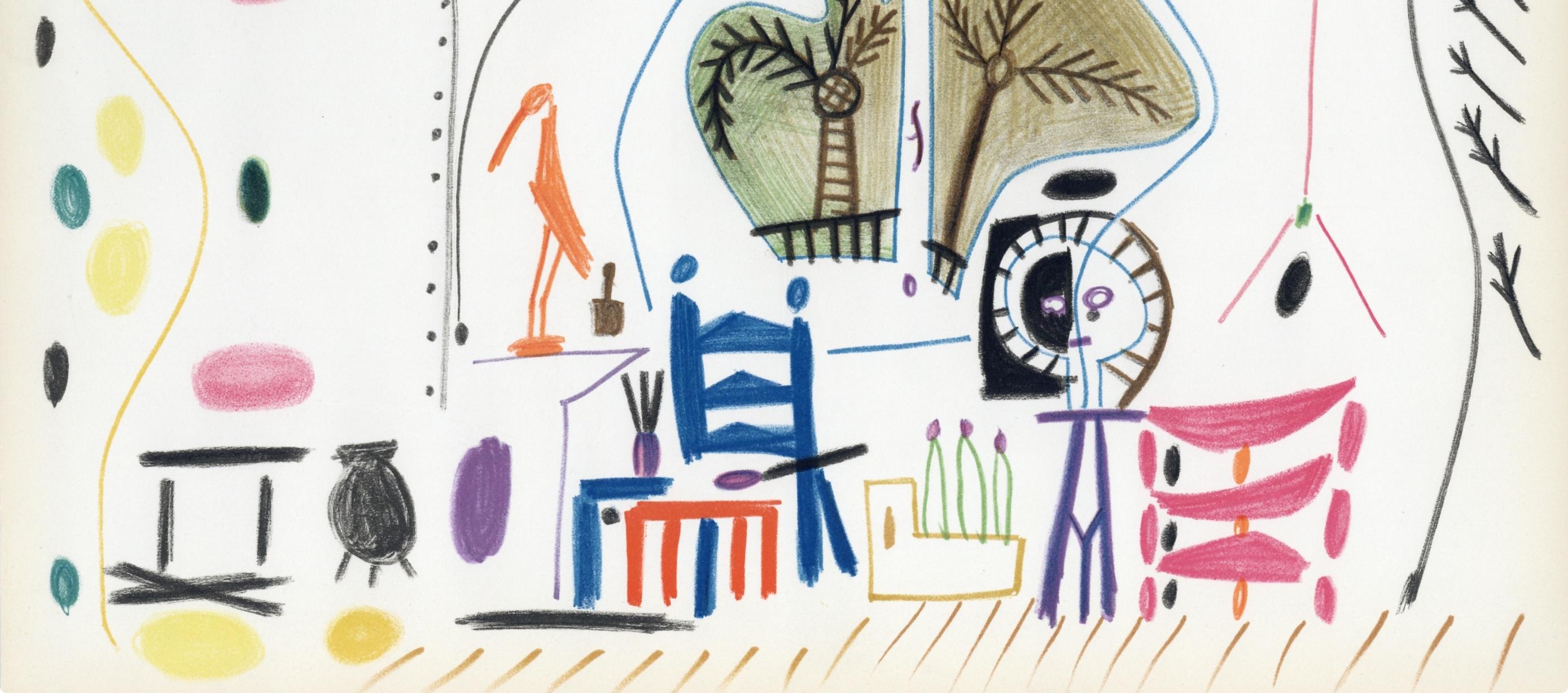Picasso, Composition (Cramer 101), Carnet de la Californie (after) - Print by Pablo Picasso