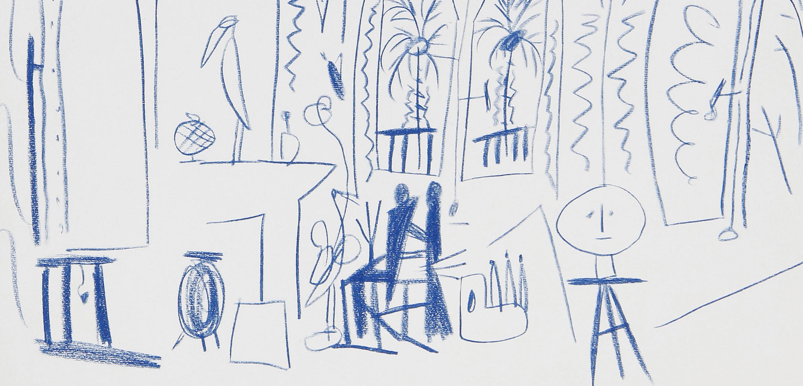 Picasso, Komposition (Cramer 101), Carnet de la Californie (nach) – Print von Pablo Picasso