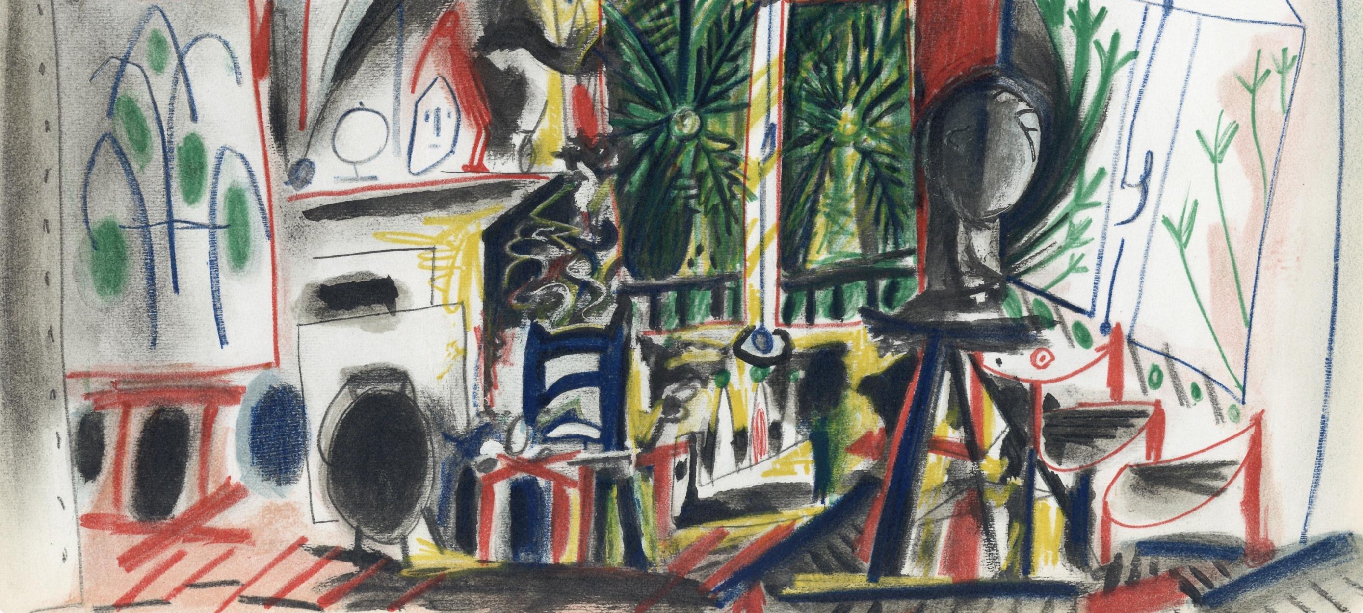Picasso, Composition (Cramer 101), Carnet de la Californie (after) - Print by Pablo Picasso