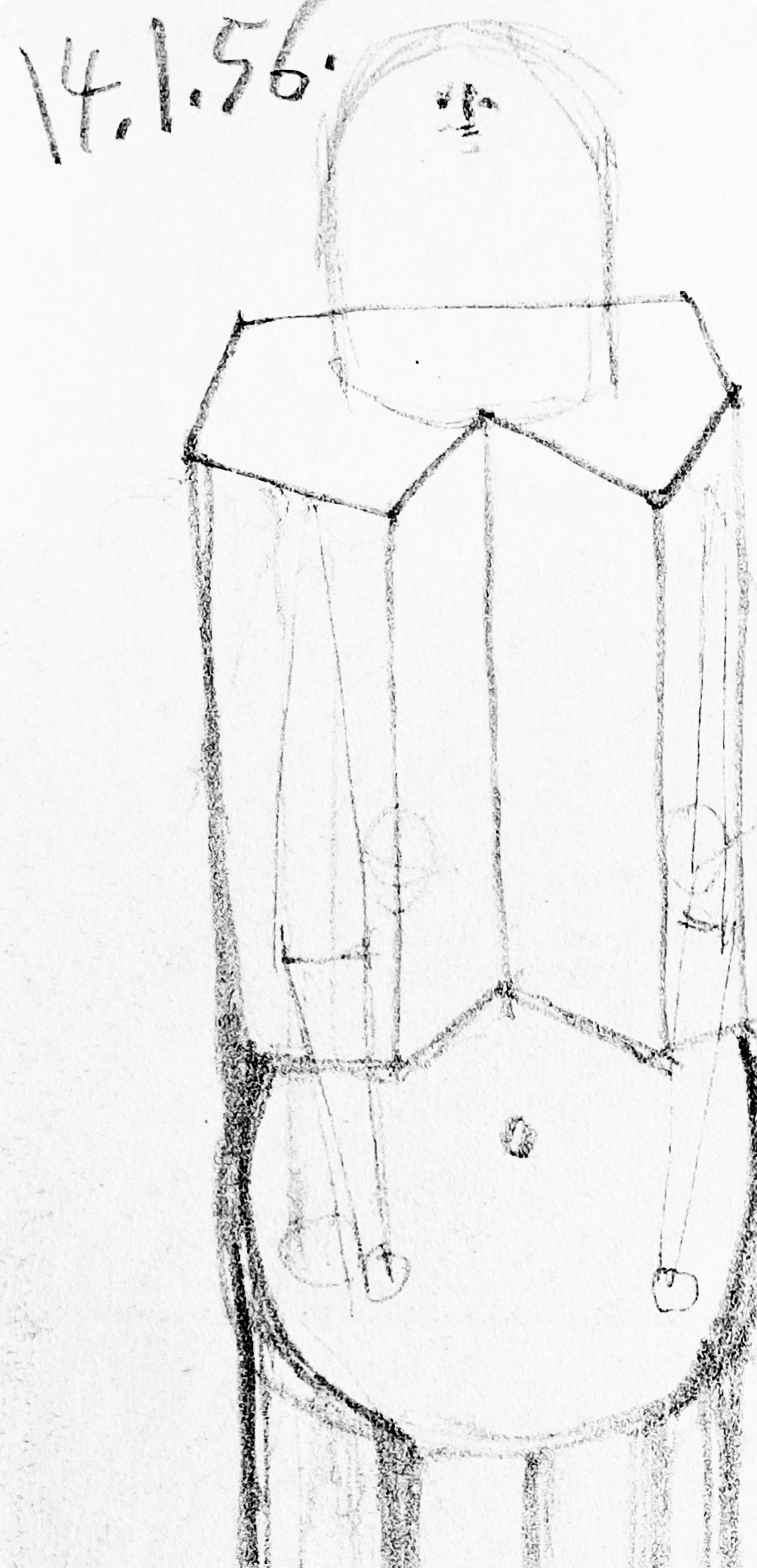 Picasso, Composition (Cramer 101), Carnet de la Californie (after) - Cubist Print by Pablo Picasso
