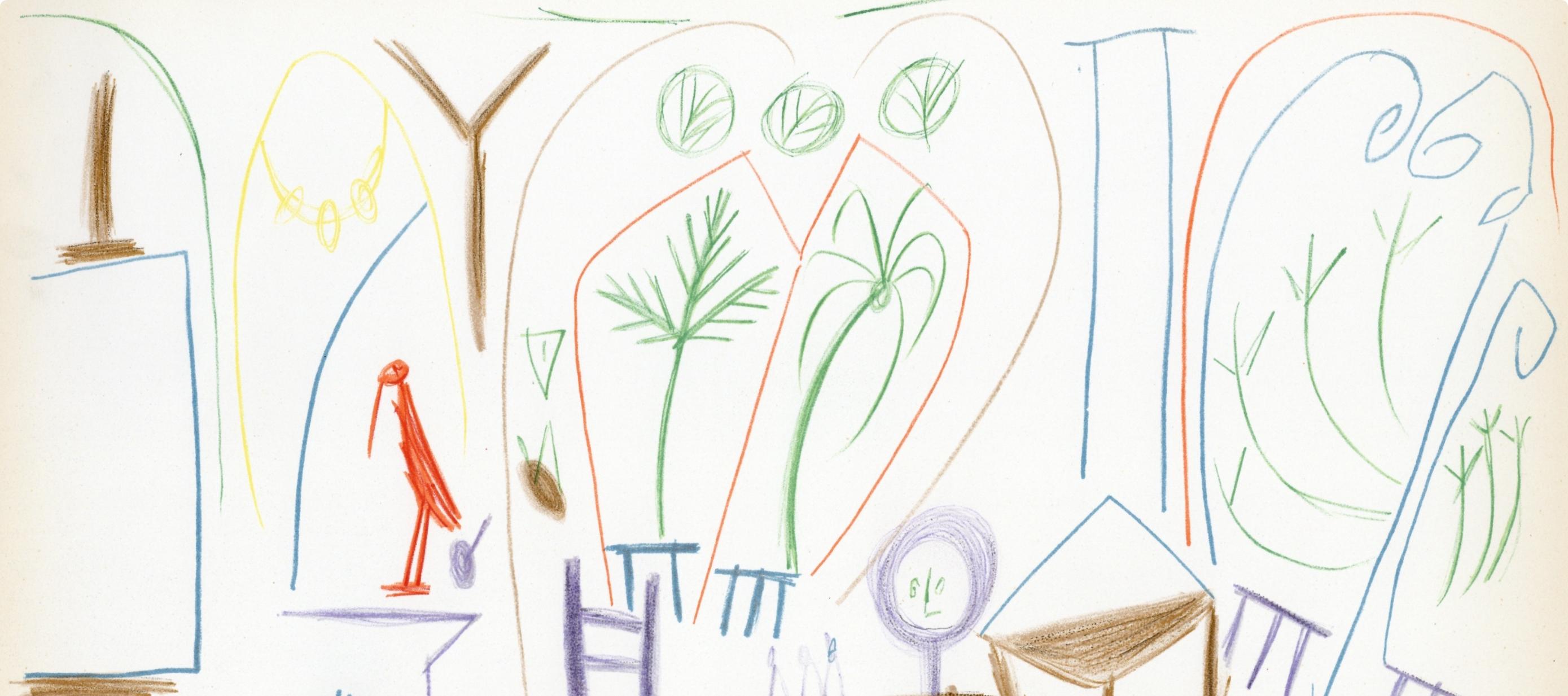 Picasso, Composition (Cramer 101), Carnet de la Californie (after) - Cubist Print by Pablo Picasso