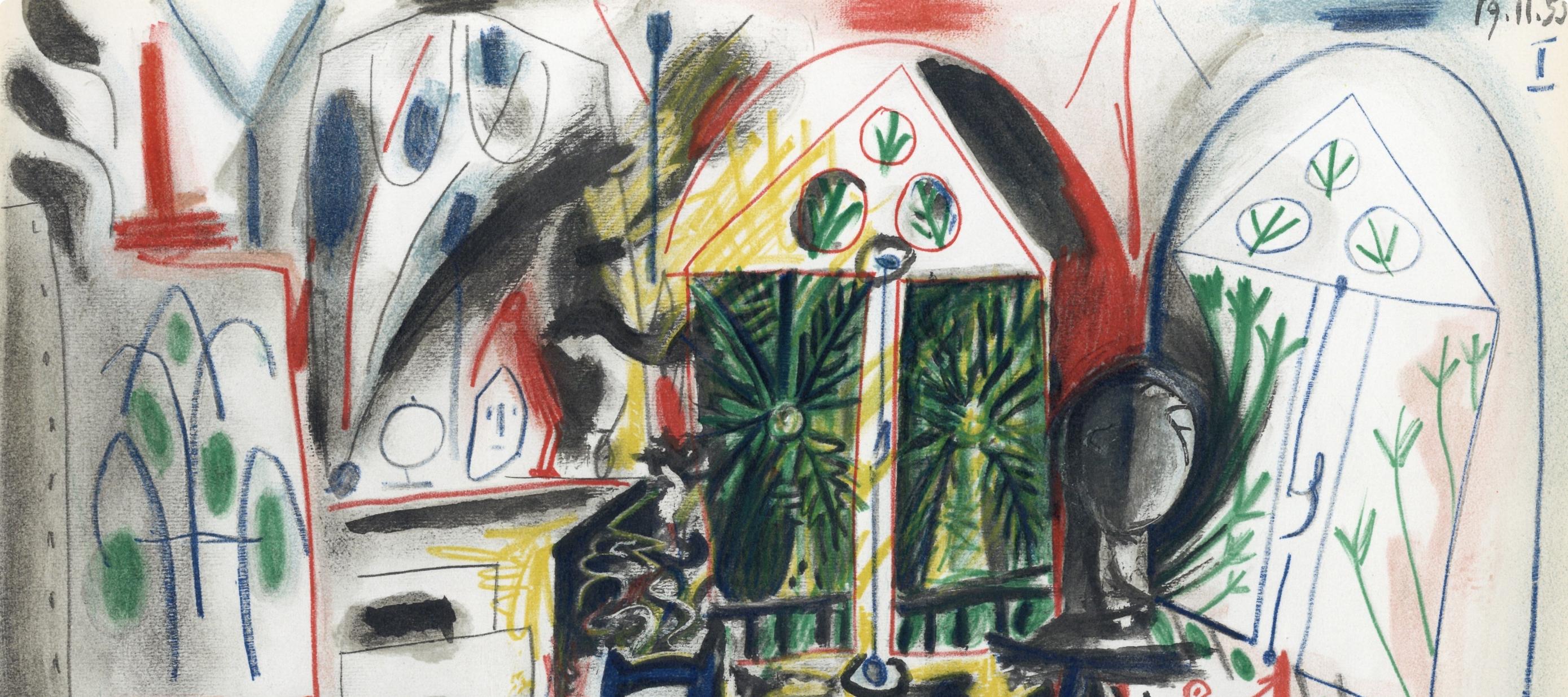 Picasso, Composition (Cramer 101), Carnet de la Californie (after) - Cubist Print by Pablo Picasso