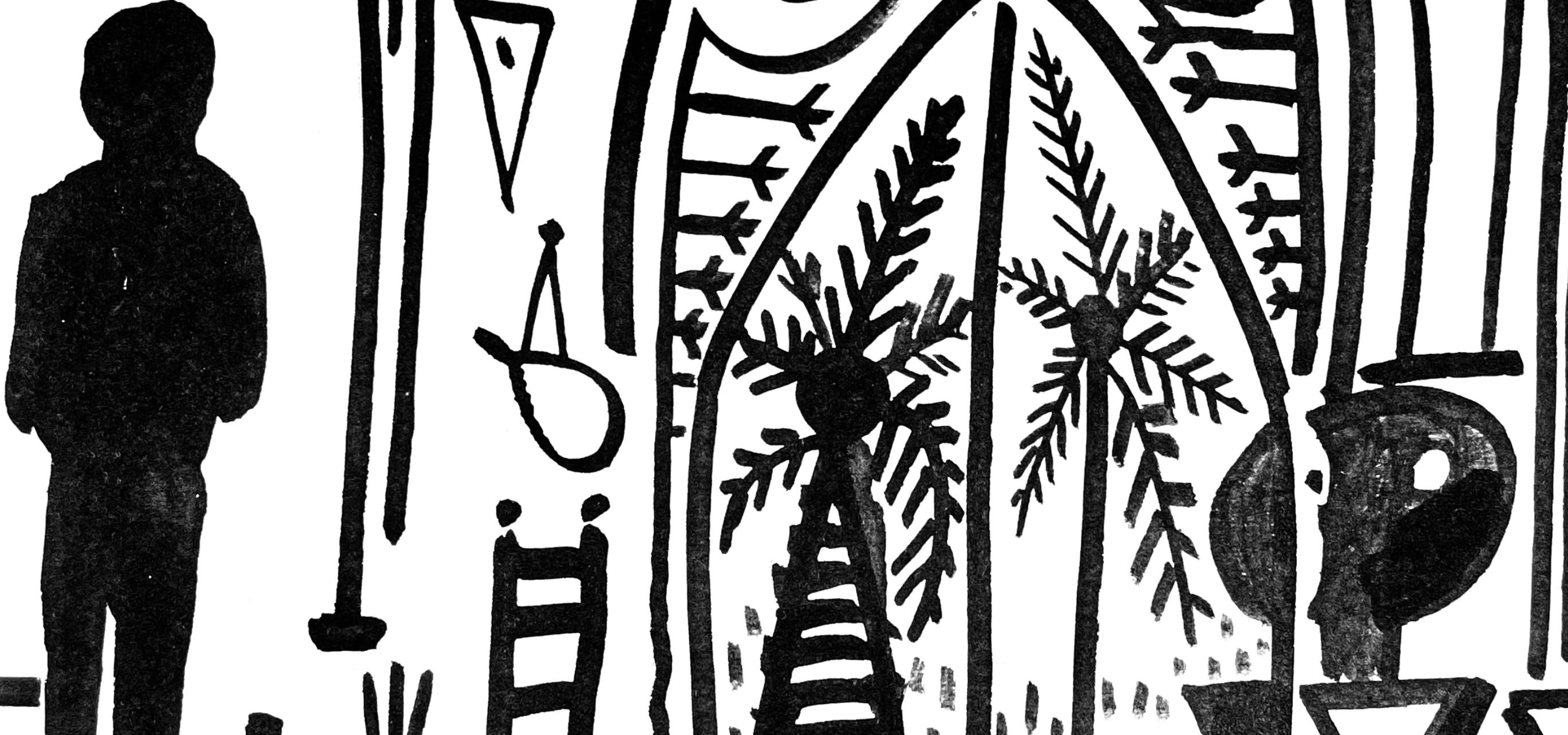 Picasso, Composition (Cramer 101), Carnet de la Californie (after) - Black Landscape Print by Pablo Picasso