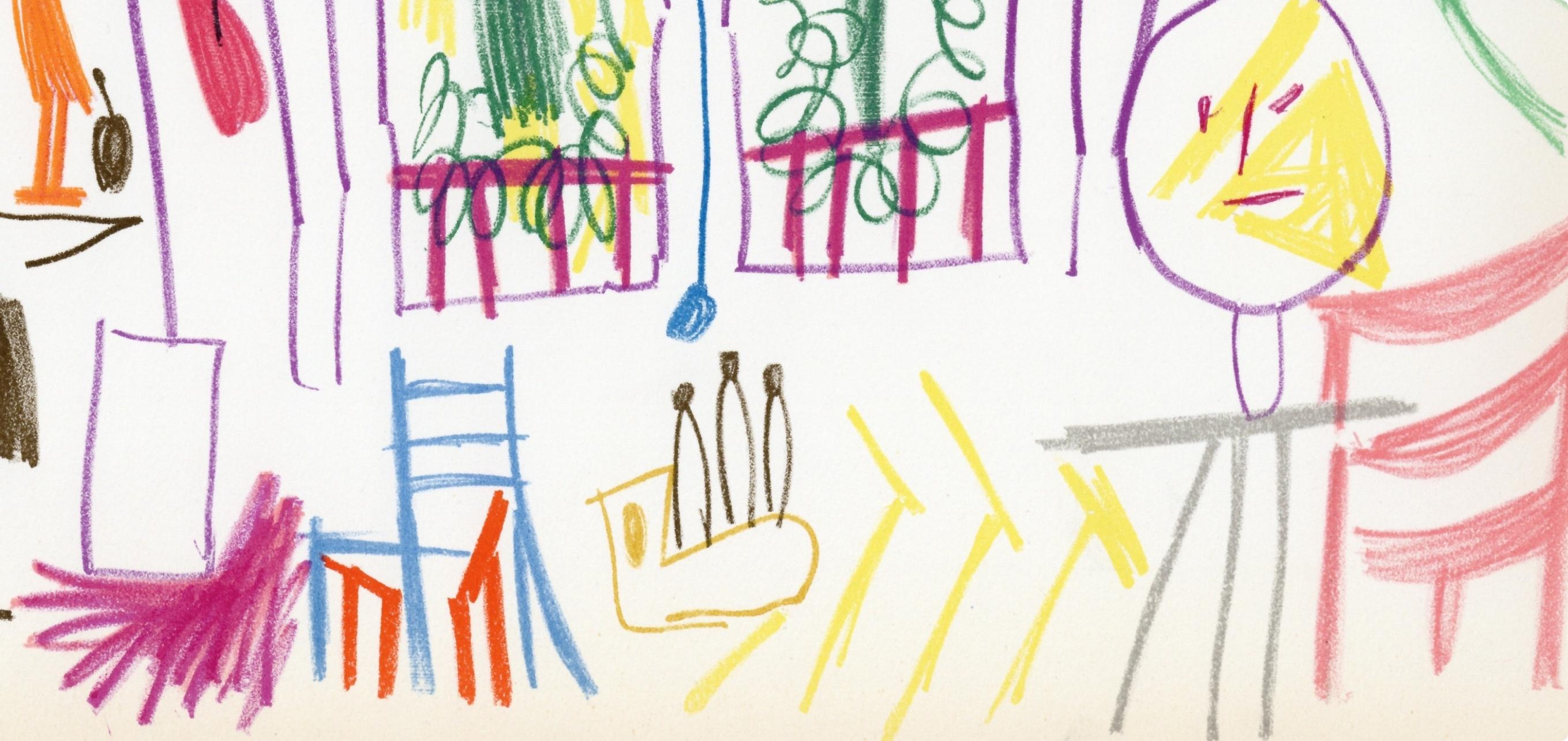 Picasso, Composition (Cramer 101), Carnet de la Californie (après) - Blanc Landscape Print par Pablo Picasso