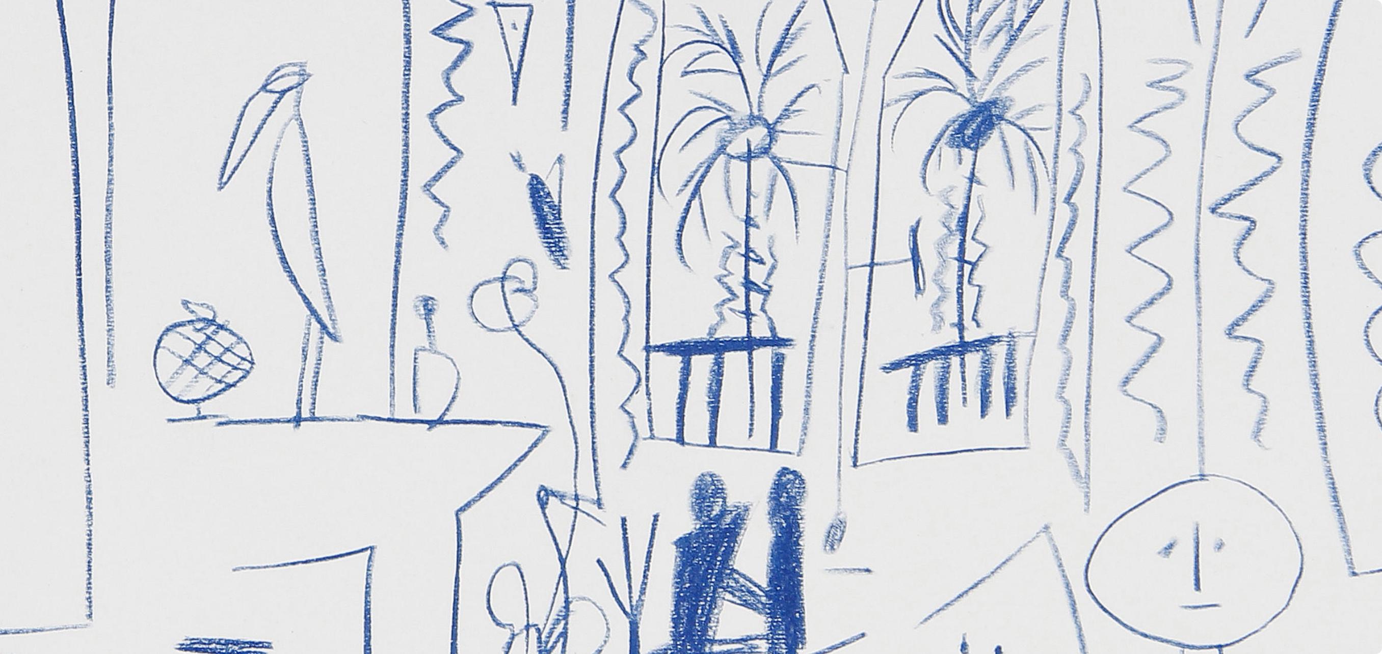 Medium: Lithographie auf Vélin d'Arches-Papier
Jahr: 1959
Papierformat: 10.25  X 16,5 Zoll
Referenz des Werkverzeichnisses: Cramer, Abbildung 101
Inschrift: Beschriftung: Unsigniert und nicht nummeriert, wie ausgegeben
Anmerkungen: Aus dem Album,