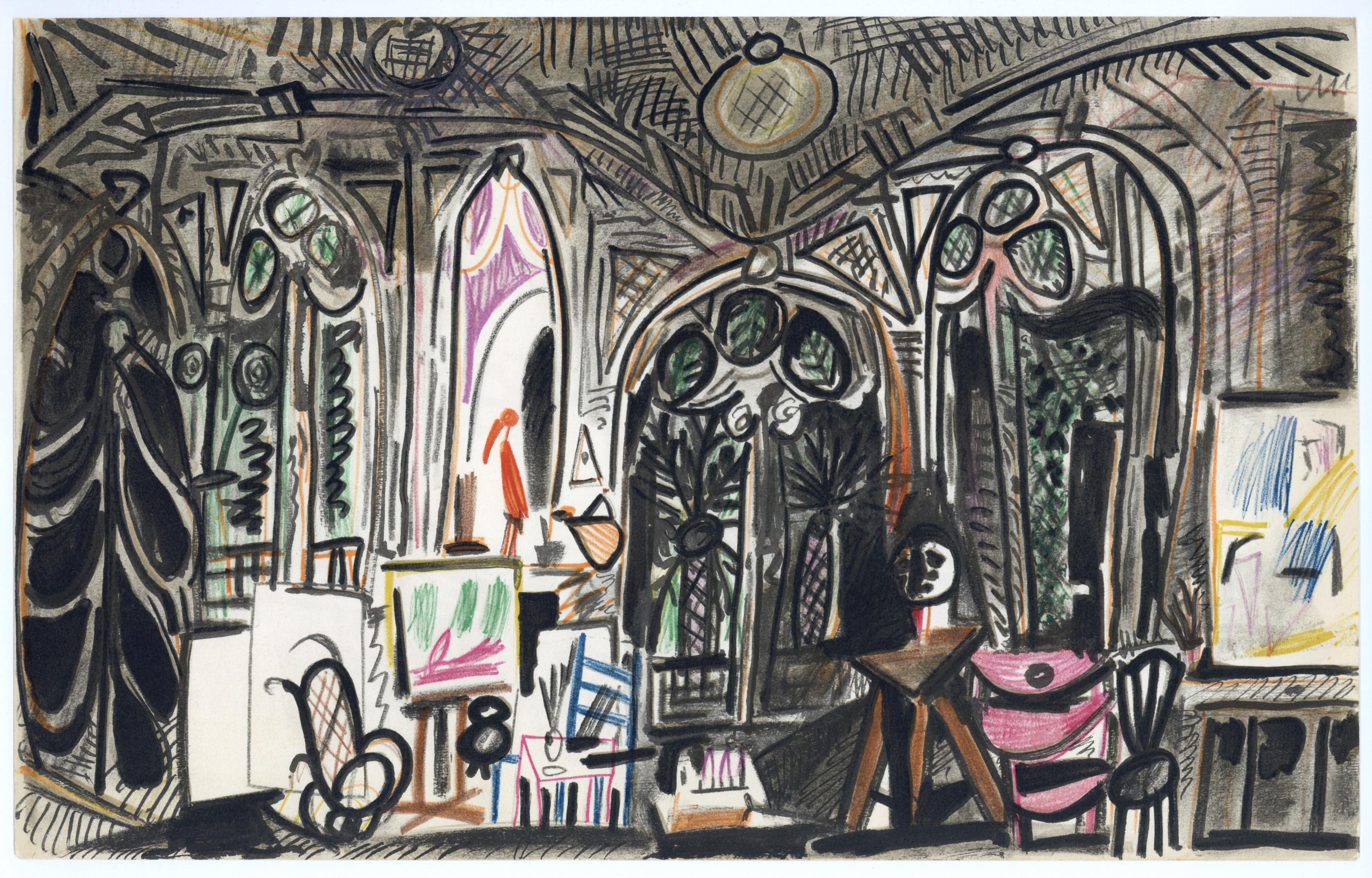 Picasso, Composition (Cramer 101), Carnet de la Californie (après) en vente 1