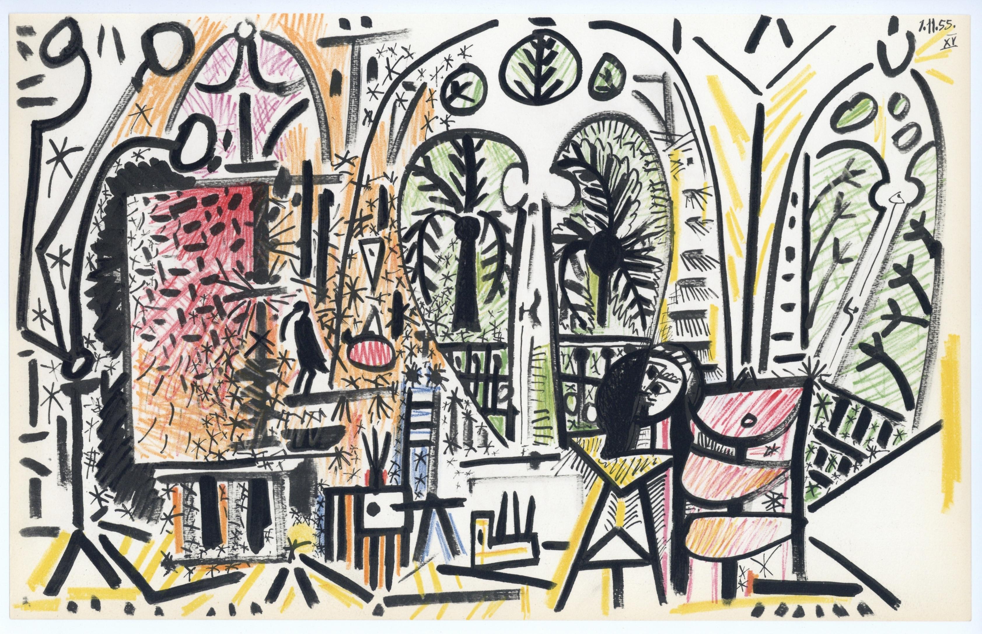 Picasso, Composition (Cramer 101), Carnet de la Californie (after) For Sale 1