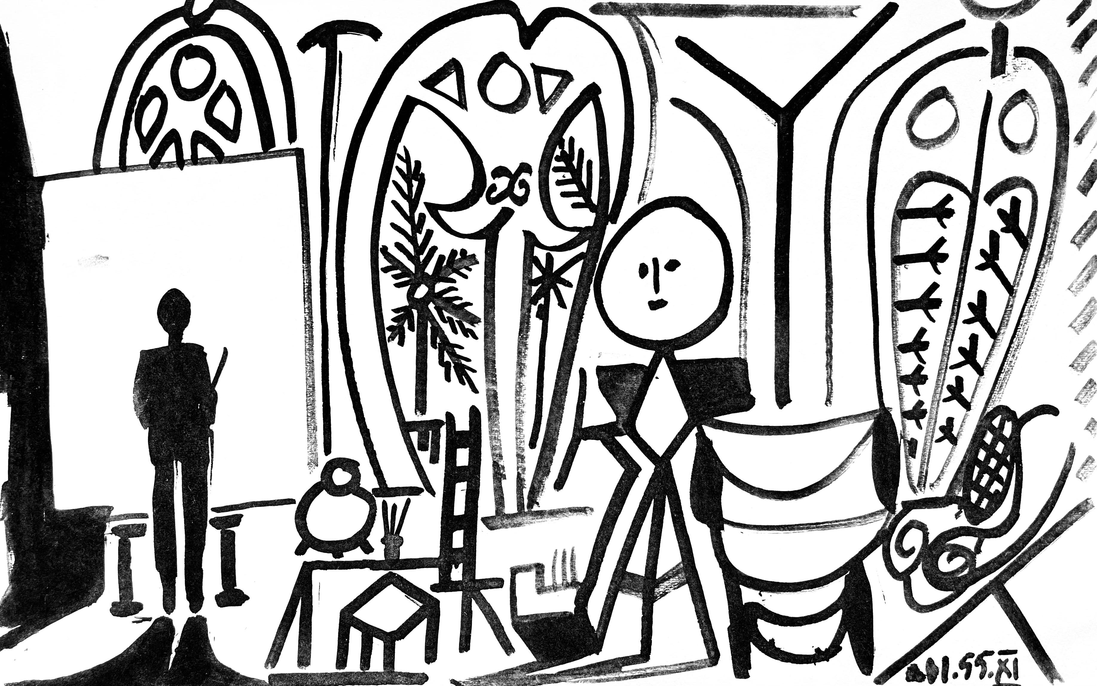Picasso, Composition (Cramer 101), Carnet de la Californie (after)
