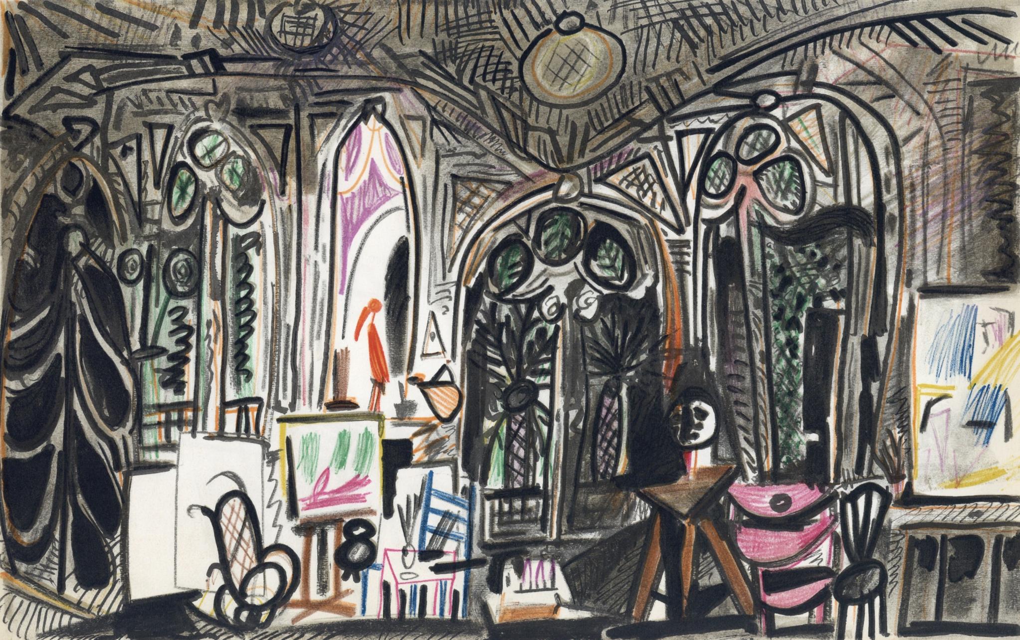 Picasso, Composition (Cramer 101), Carnet de la Californie (after)