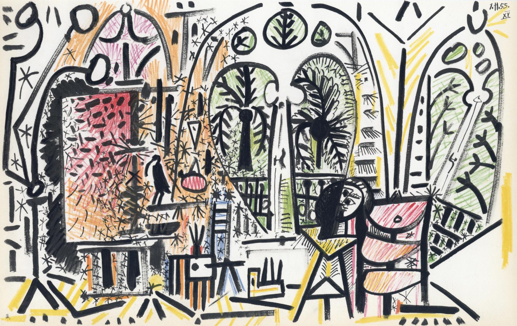 Picasso, Composición (Cramer 101), Carnet de la Californie (después)