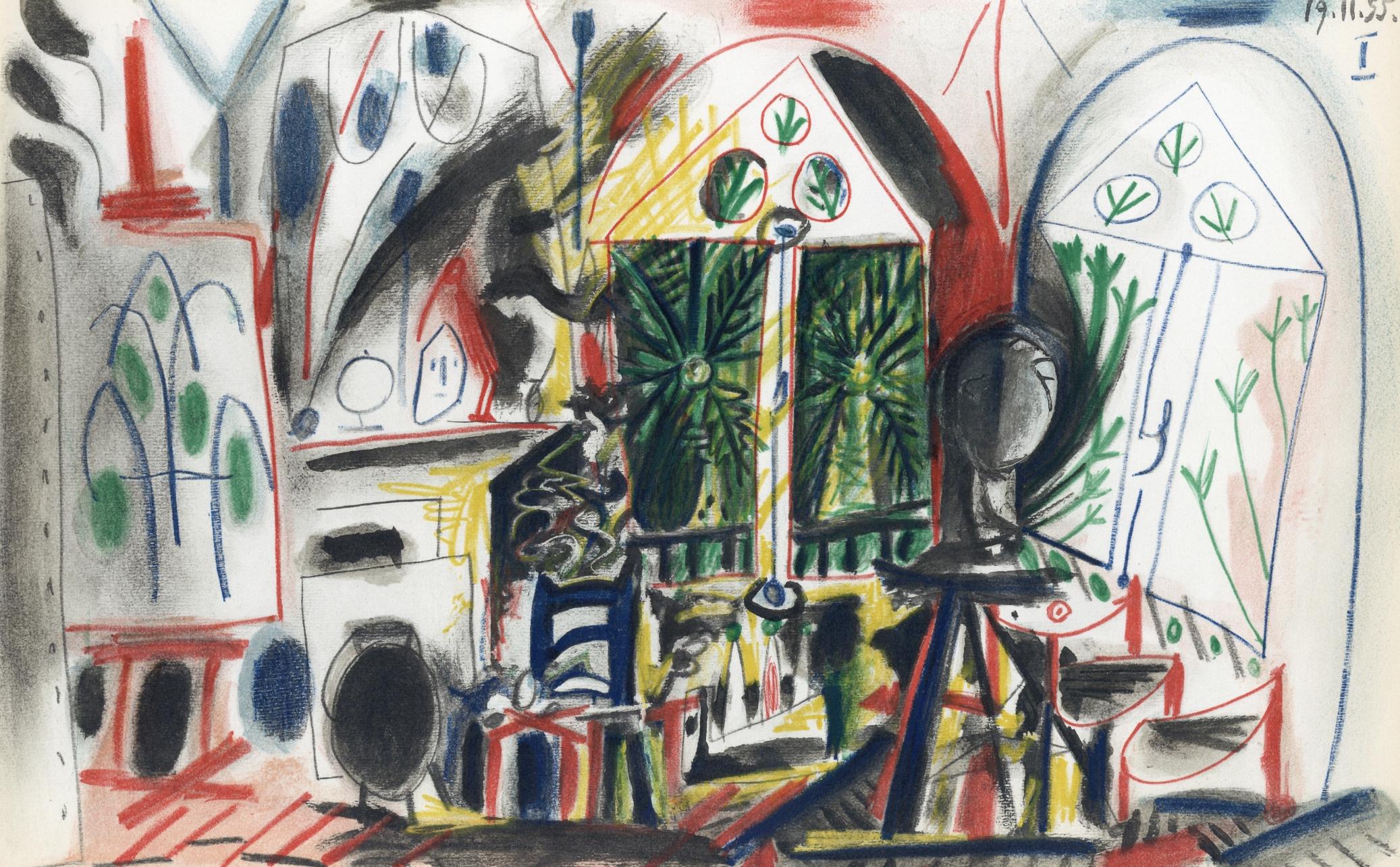 Picasso, Composición (Cramer 101), Carnet de la Californie (después)