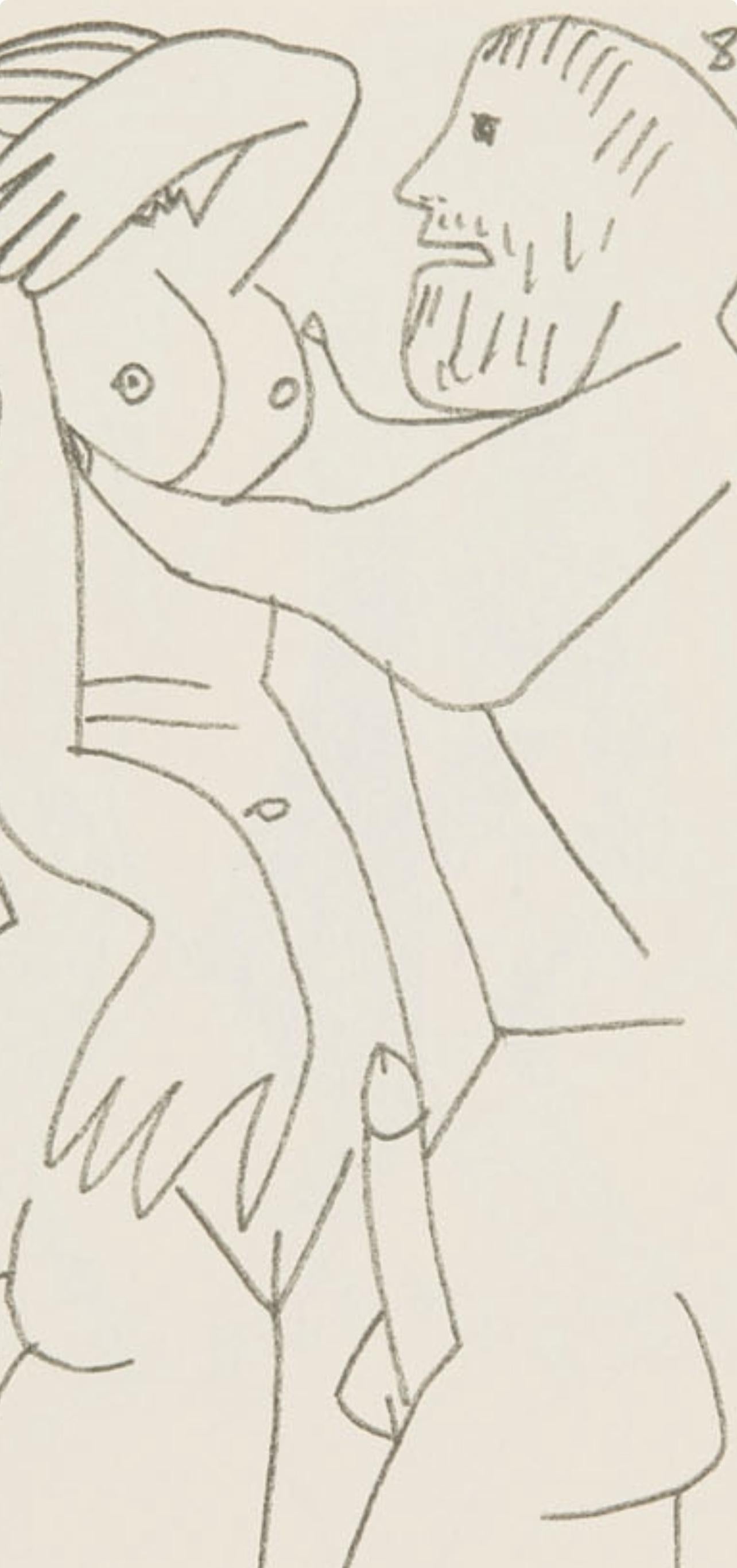 Picasso, Komposition (Cramer 148), Le Goût du Bonheur (nach) – Print von Pablo Picasso