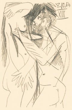 Picasso, Composition (Cramer 148), Le Goût du Bonheur (after)