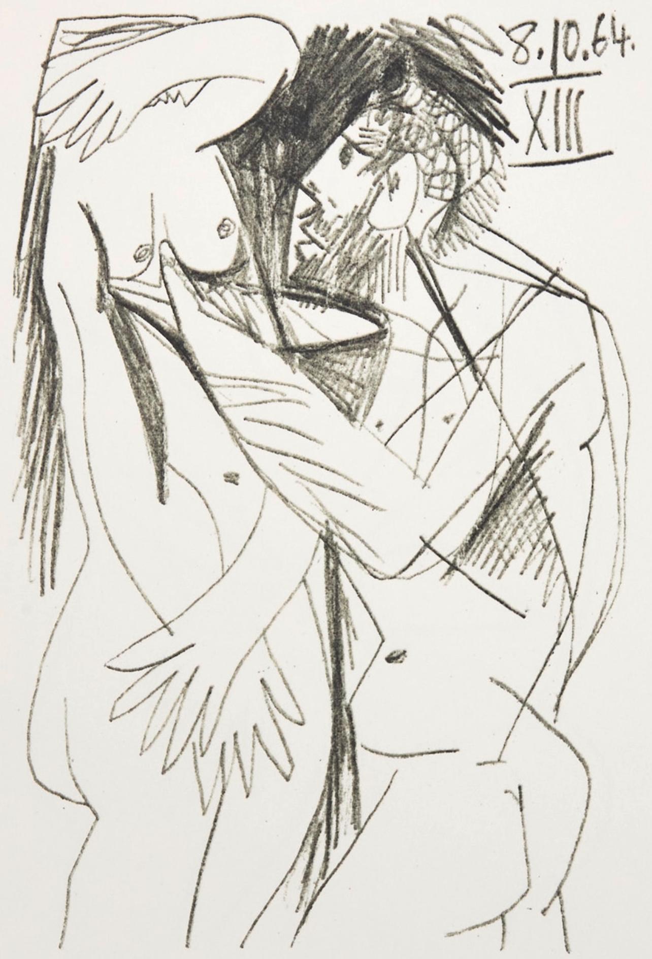 Picasso, Composition (Cramer 148), Le Goût du Bonheur (d'après)