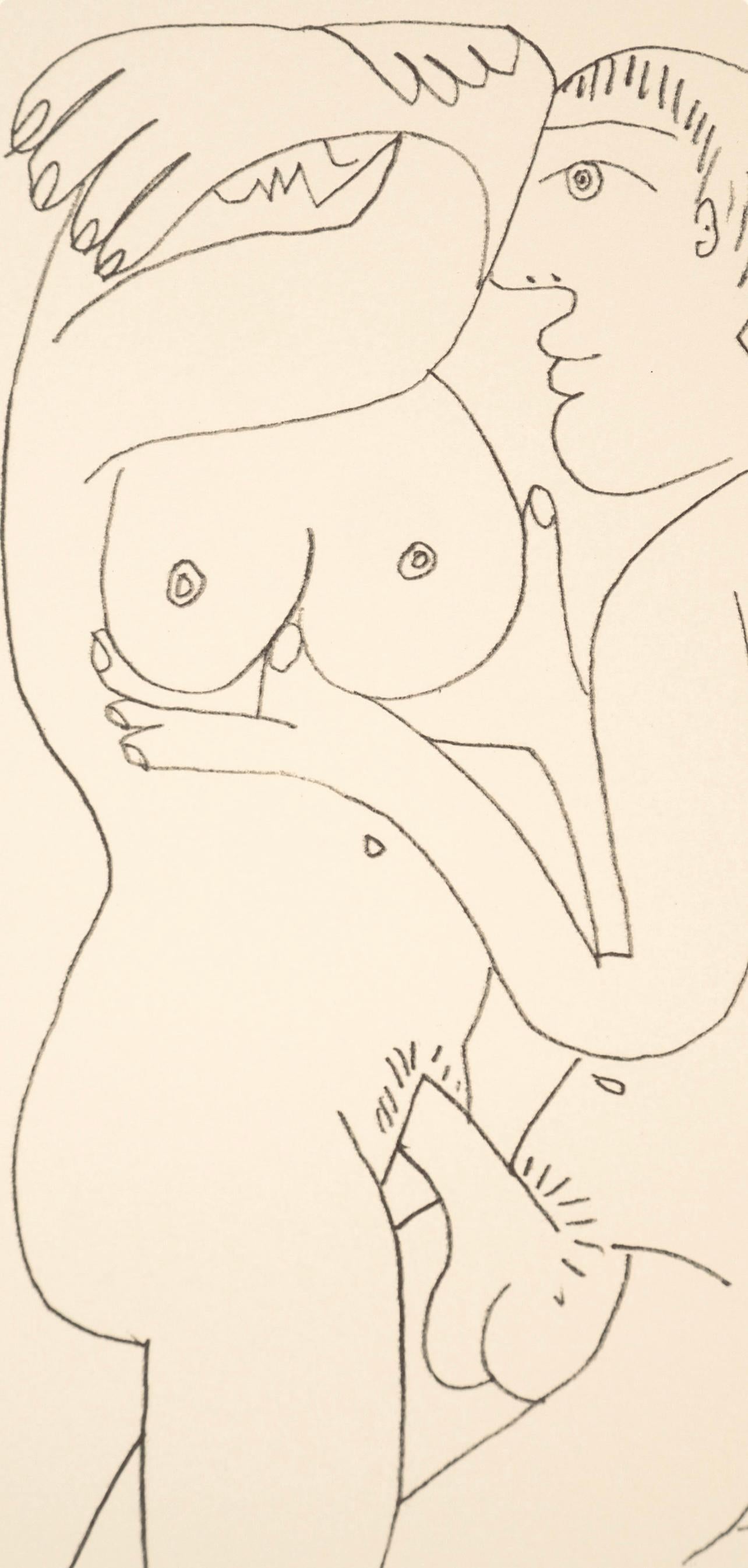 Picasso, Composition (Cramer 148), Le Goût du Bonheur (after) - Print by Pablo Picasso