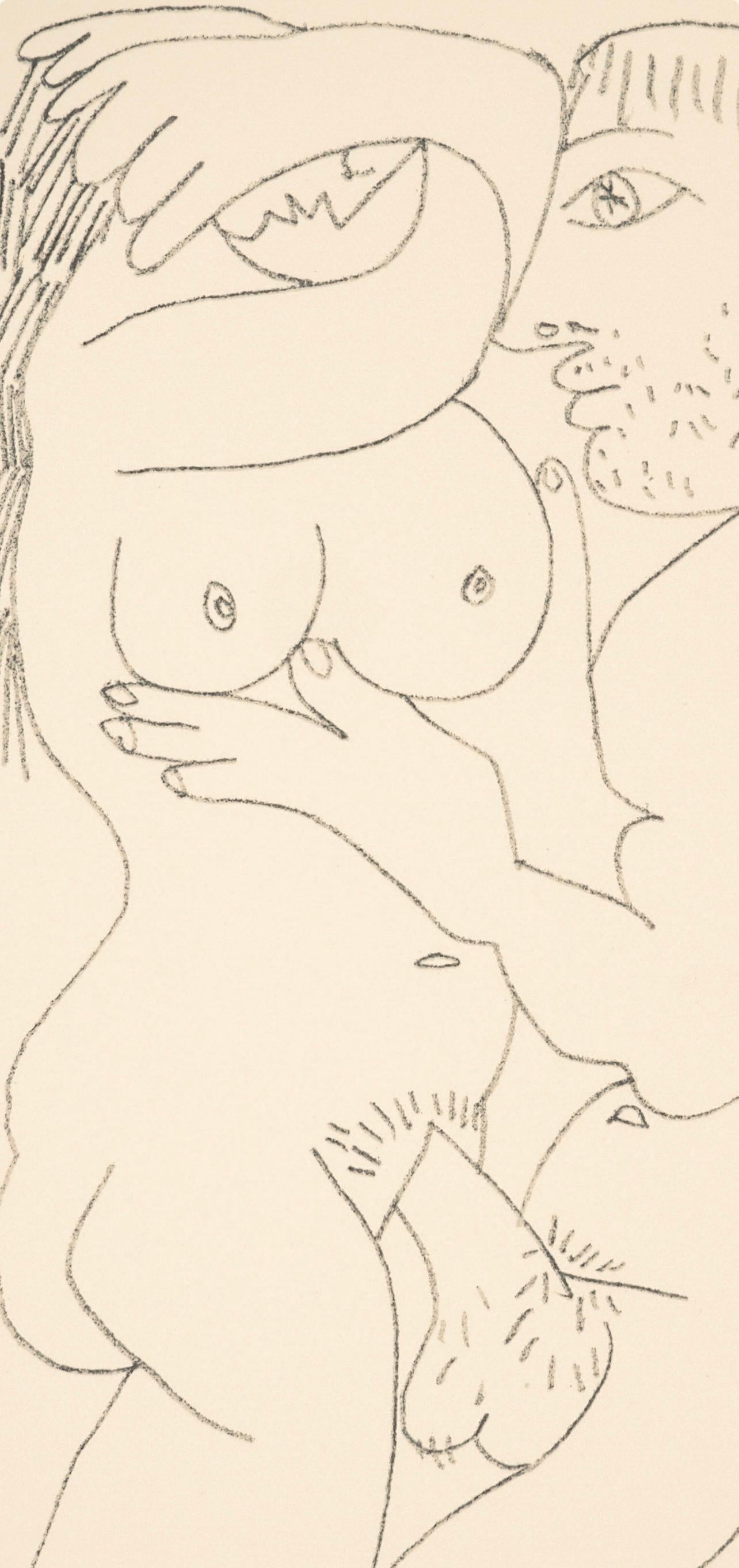 Picasso, Composition (Cramer 148), Le Goût du Bonheur (after) - Print by Pablo Picasso