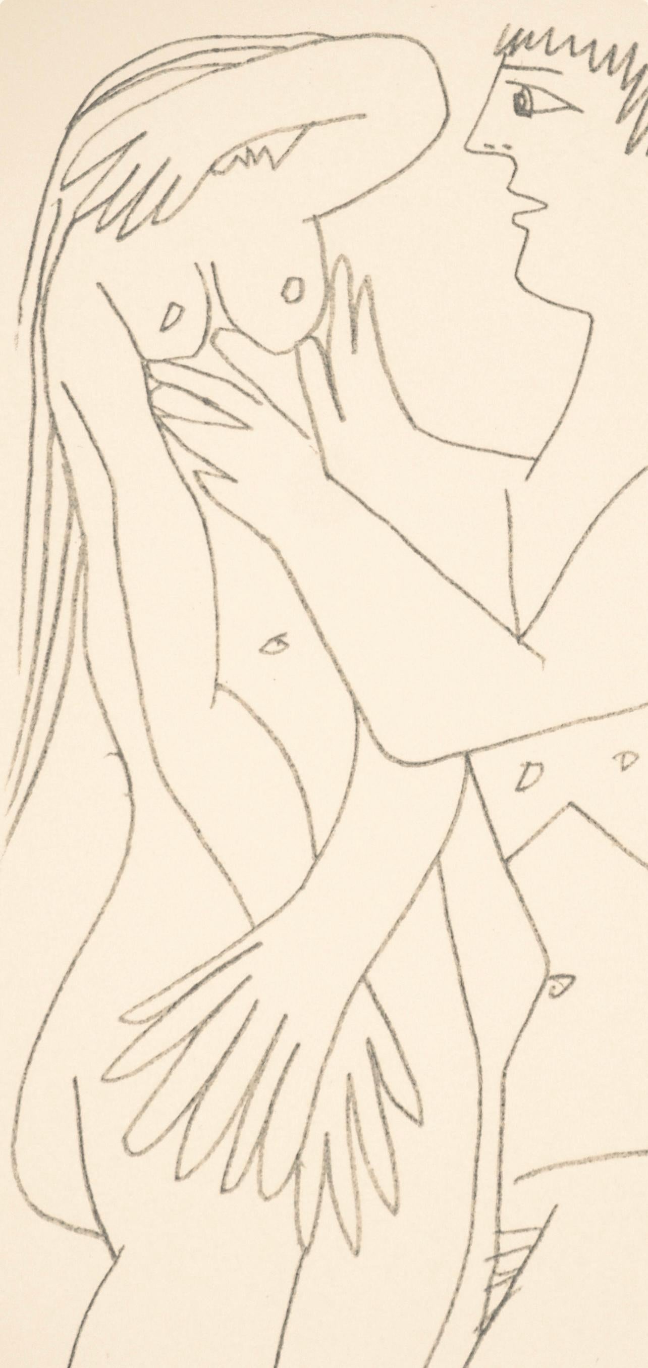 Picasso, Composition (Cramer 148), Le Goût du Bonheur (after) - Print by Pablo Picasso