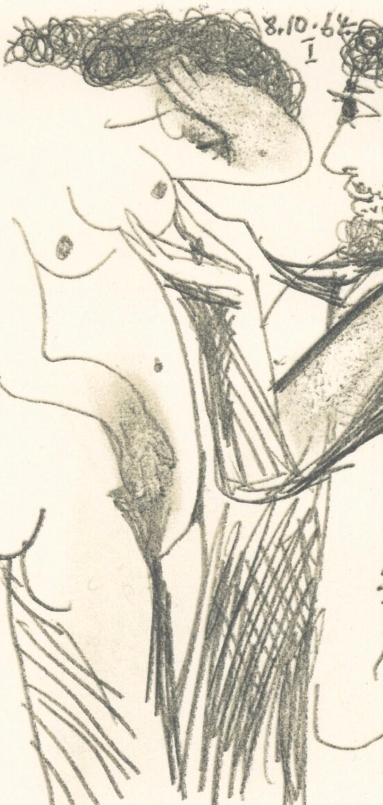 Picasso, Composition (Cramer 148), Le Goût du Bonheur (after) - Print by Pablo Picasso